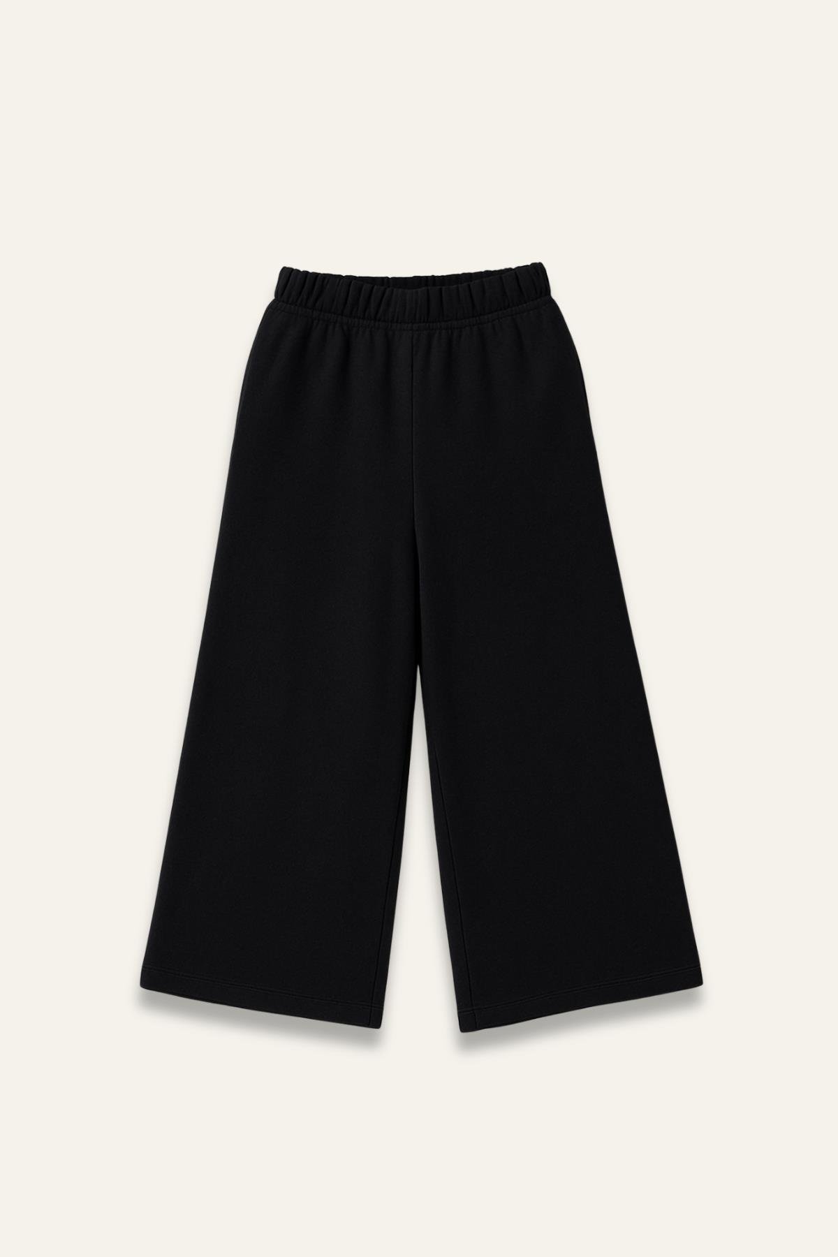 Unisex Çocuk Yumoş İkili Takım - Siyah