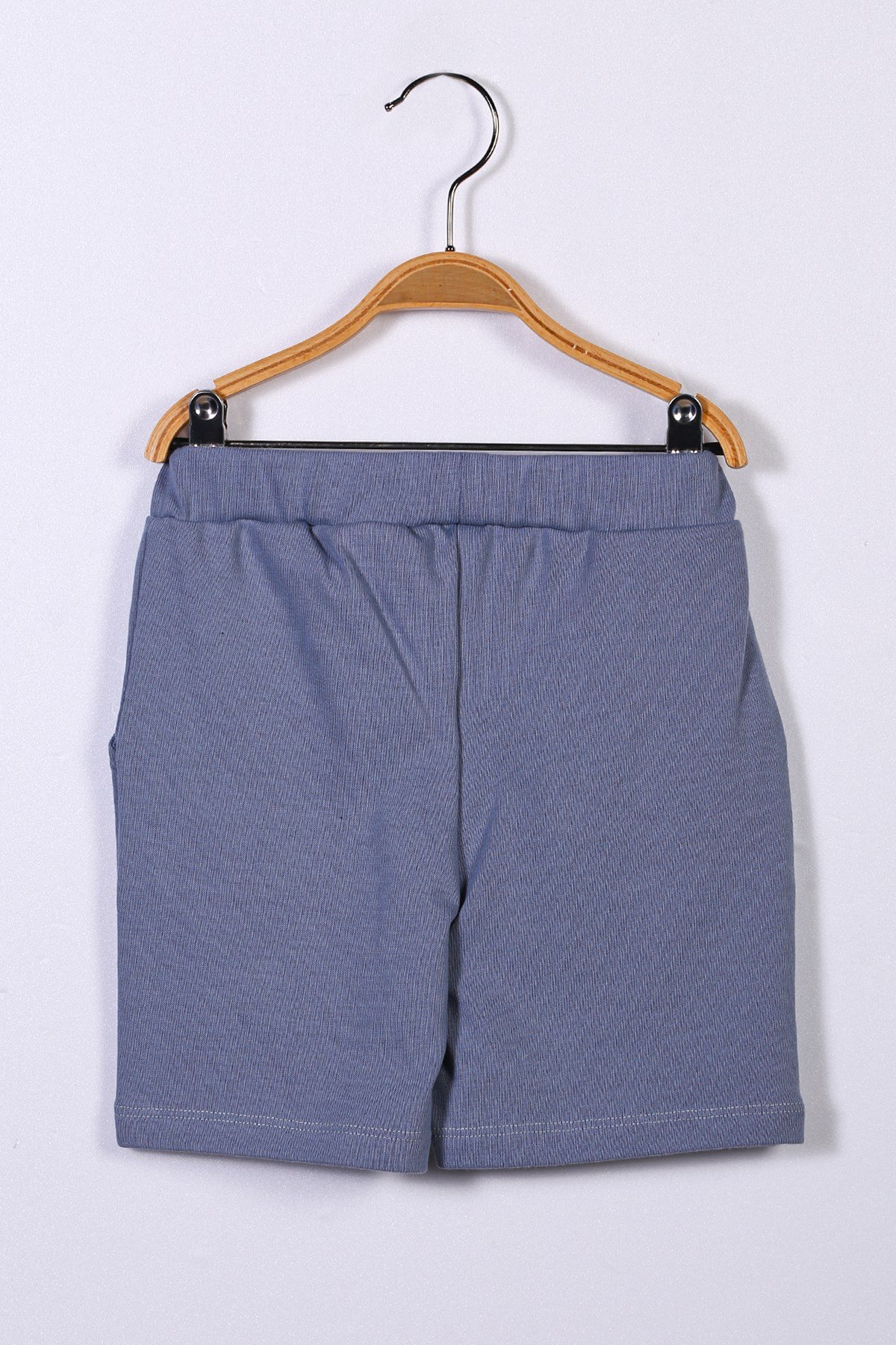 Unisex Çocuk Mavi Basic Şort (4-12yaş)