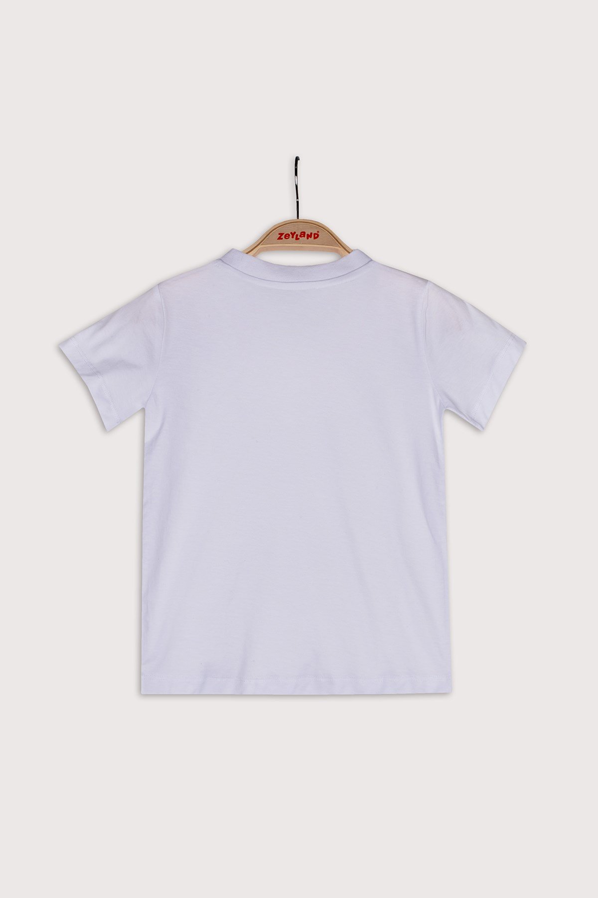 Unisex Çocuk Beyaz Basic T-Shirt (4-12yaş)