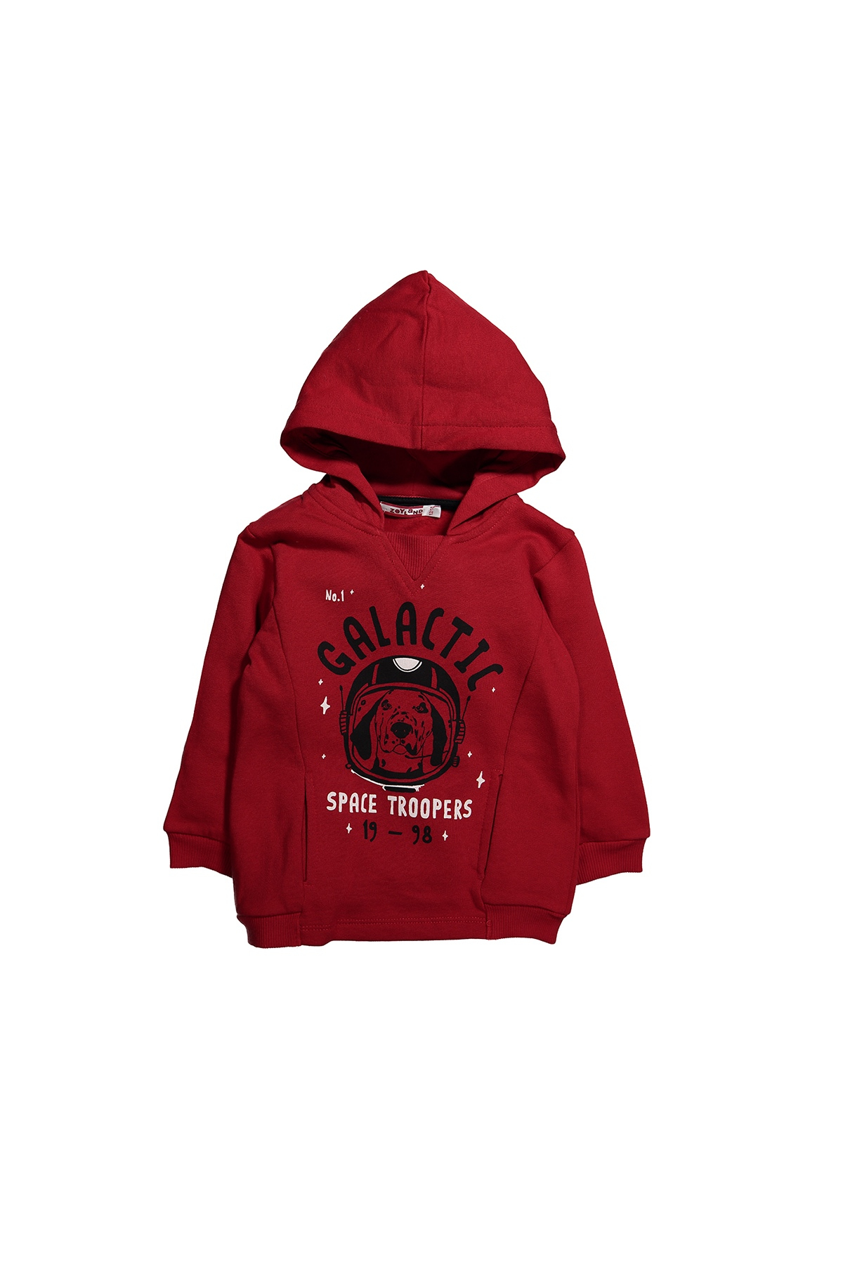 Baskili Kapüsonlu Sweatshirt (9ay-4yas)