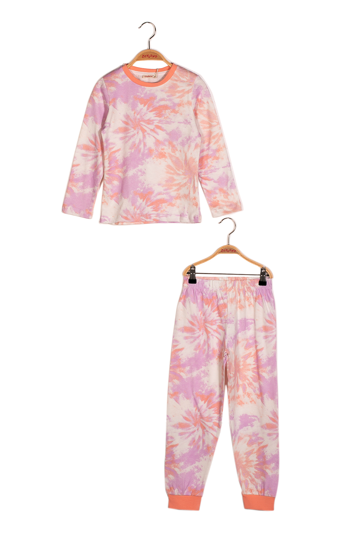 Kız Çocuk Batik Desen Pijama Takımı