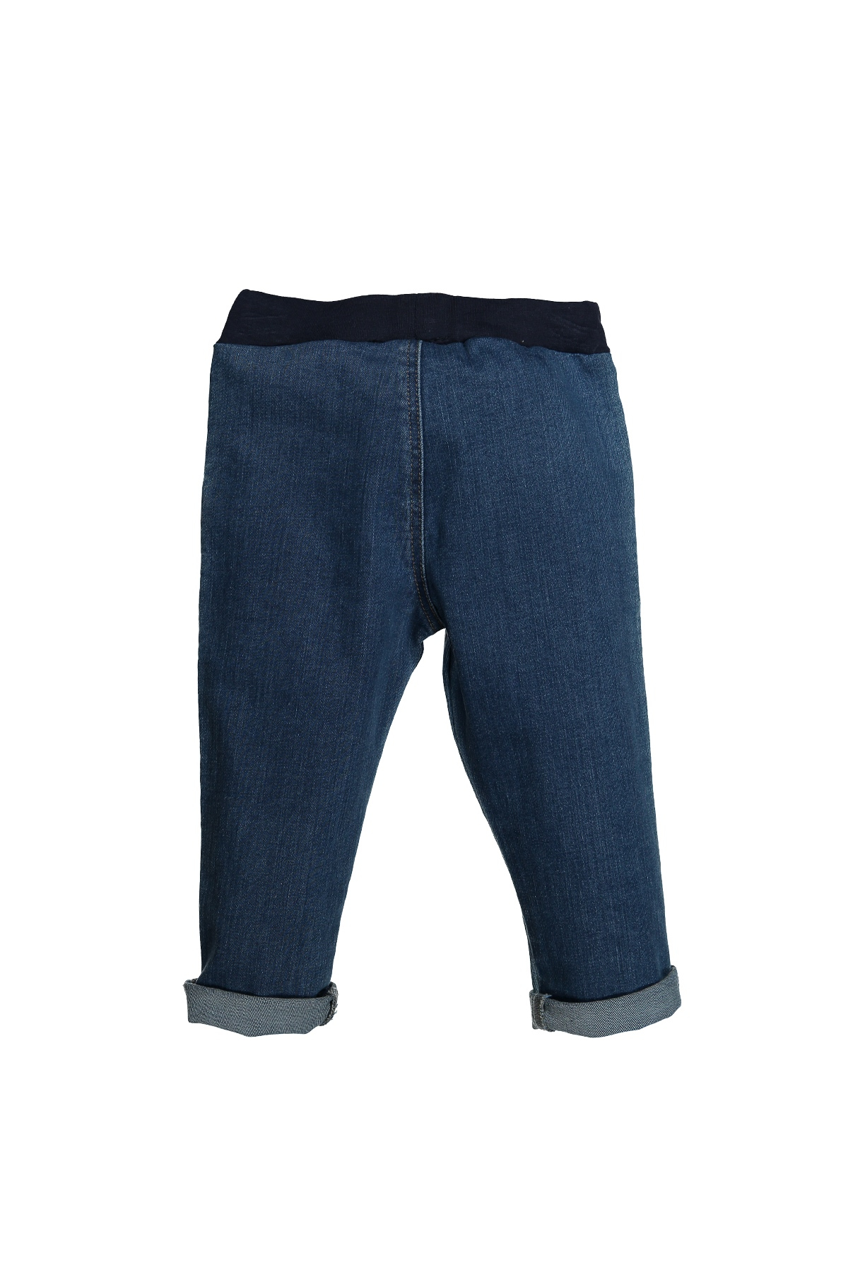Bel Lastikli Büyük Cepli Kot Pantolon (6ay-4yas)
