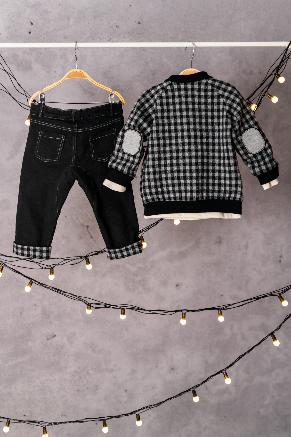 Bomber Ceket, Sweatshirt ve Salvar Pantolon Takim (6ay-4yas)