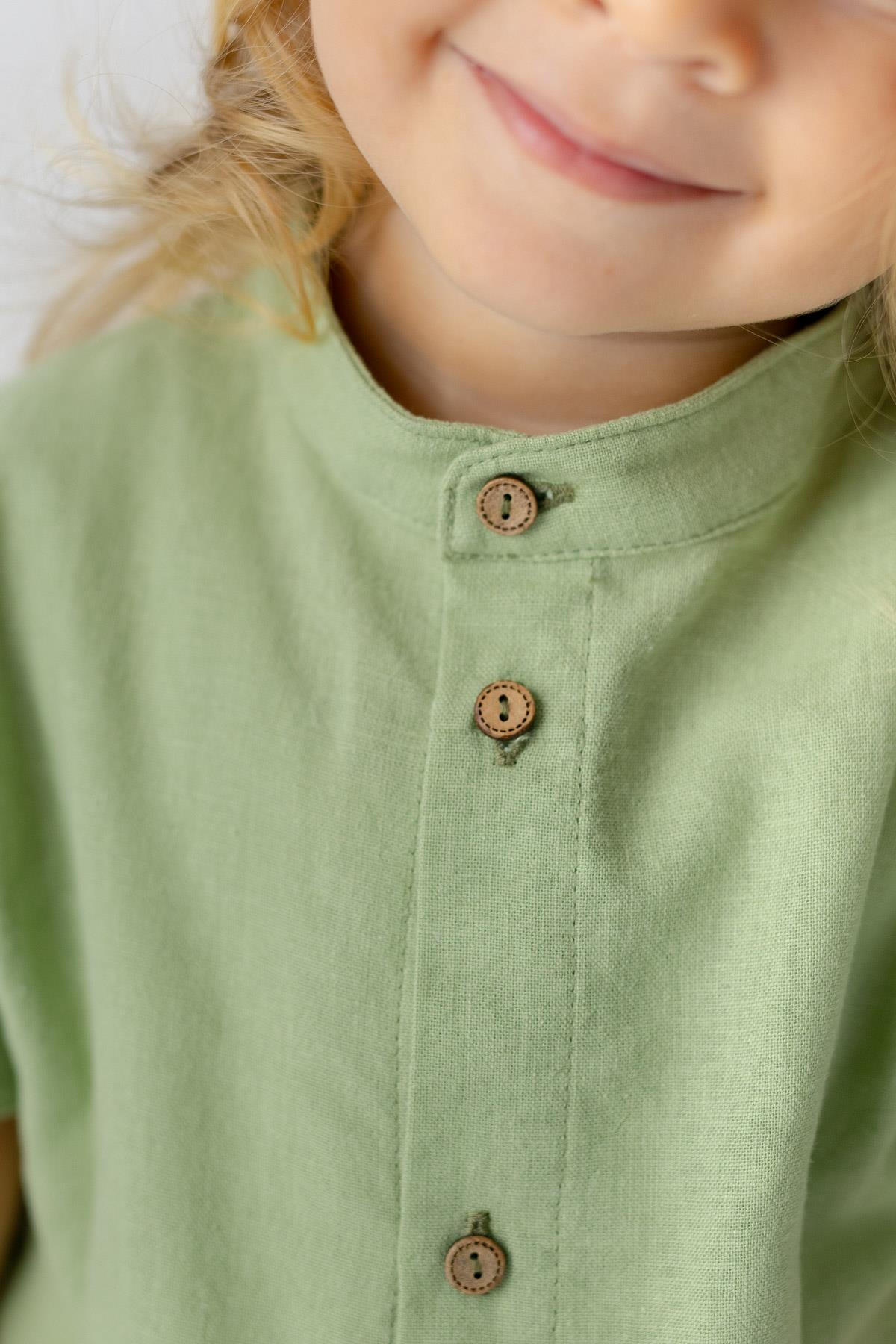 ERKEK BEBEK KETEN GOMLEK