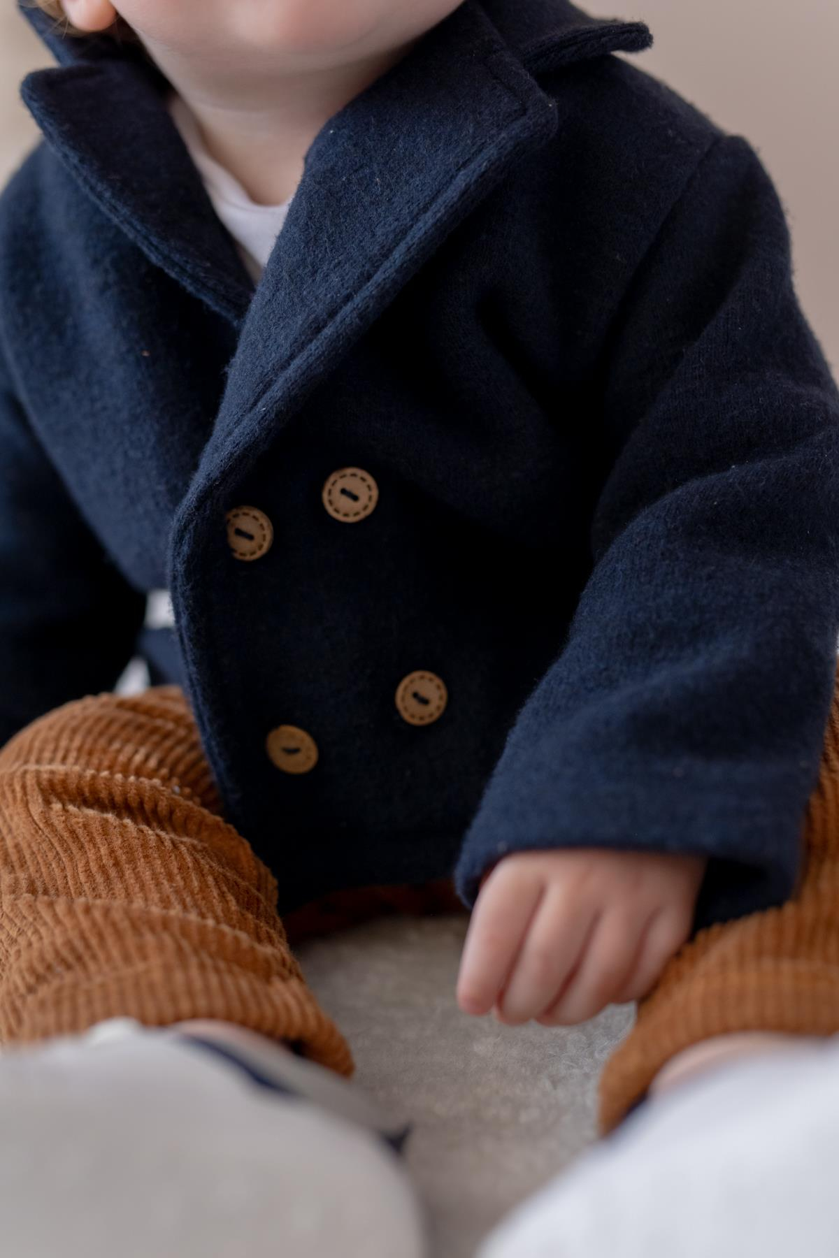 Erkek Bebek Örme Ceket - Lacivert