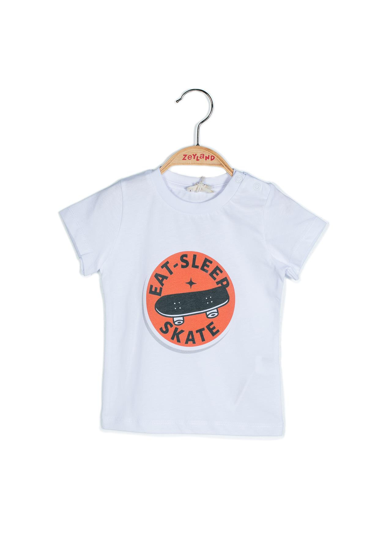 ERKEK COCUK BASKILI T-SHIRT