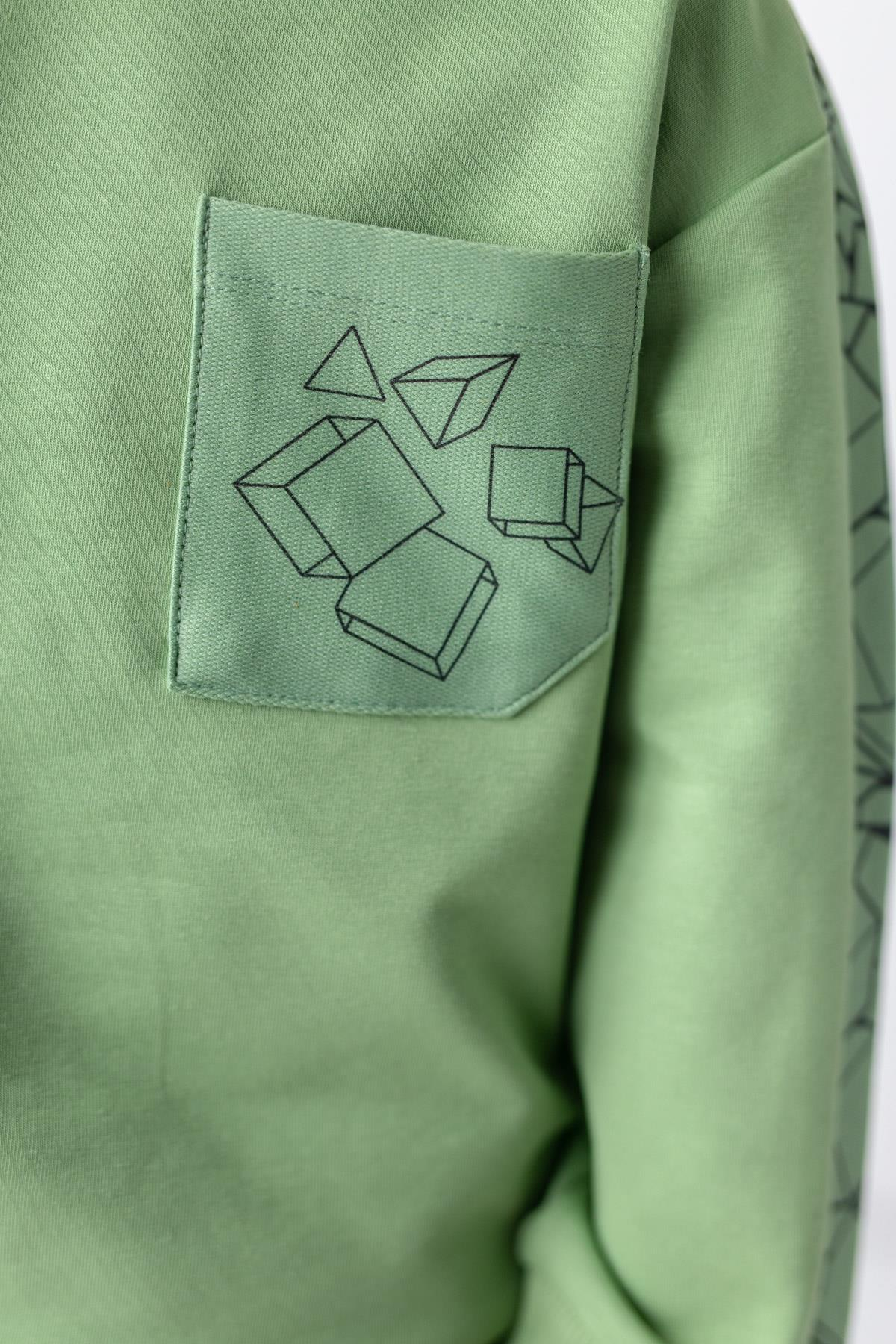 ERKEK COCUK CEP DETAYLI SWEATSHIRT