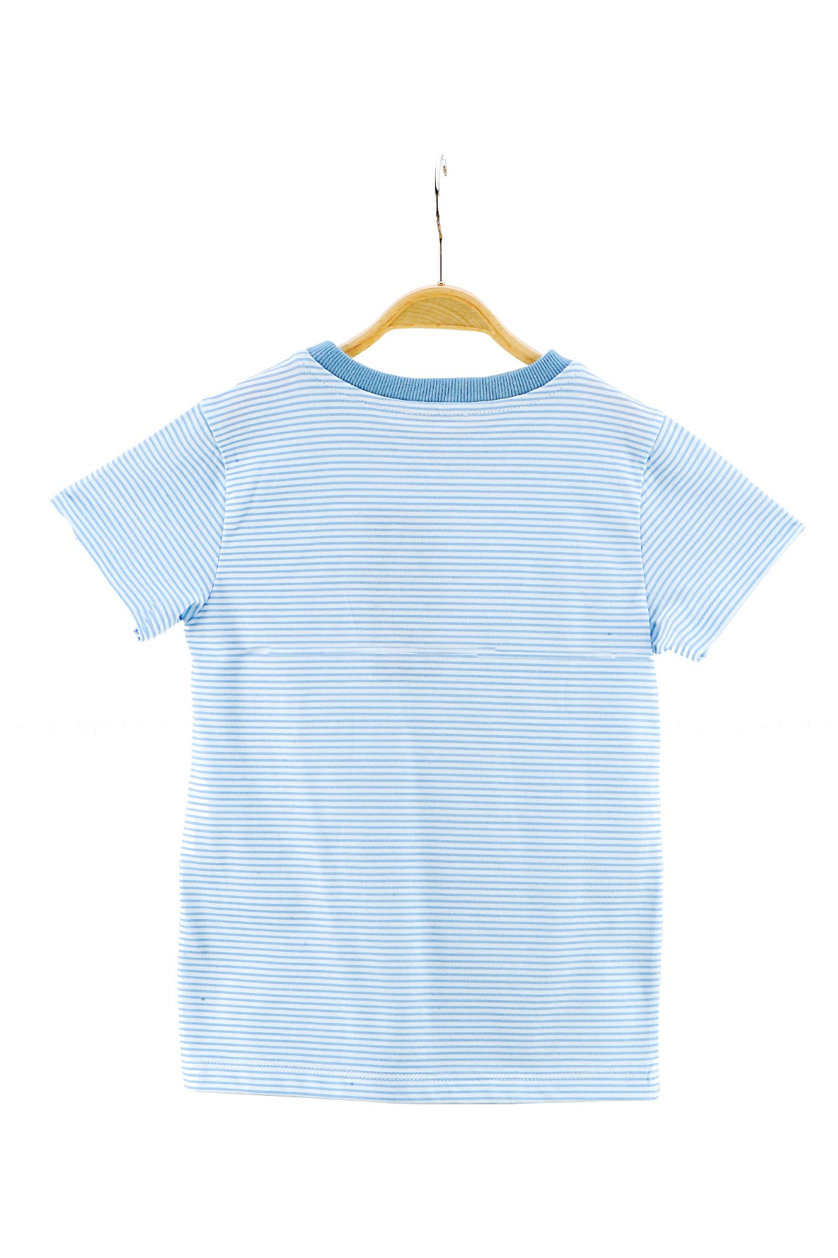Erkek Cocuk Cepli Cizgili Pamuk T-shirt
