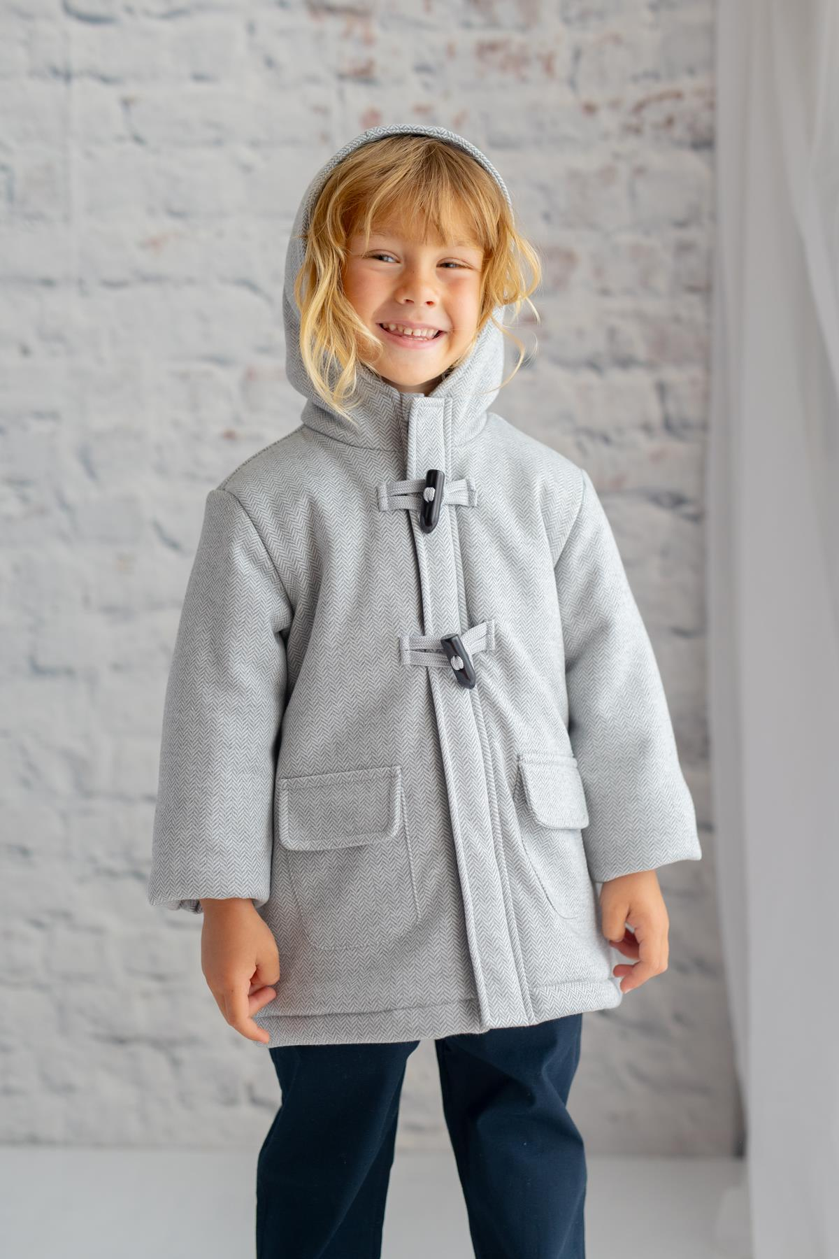 ERKEK COCUK KAPUSONLU CEPLI MONT