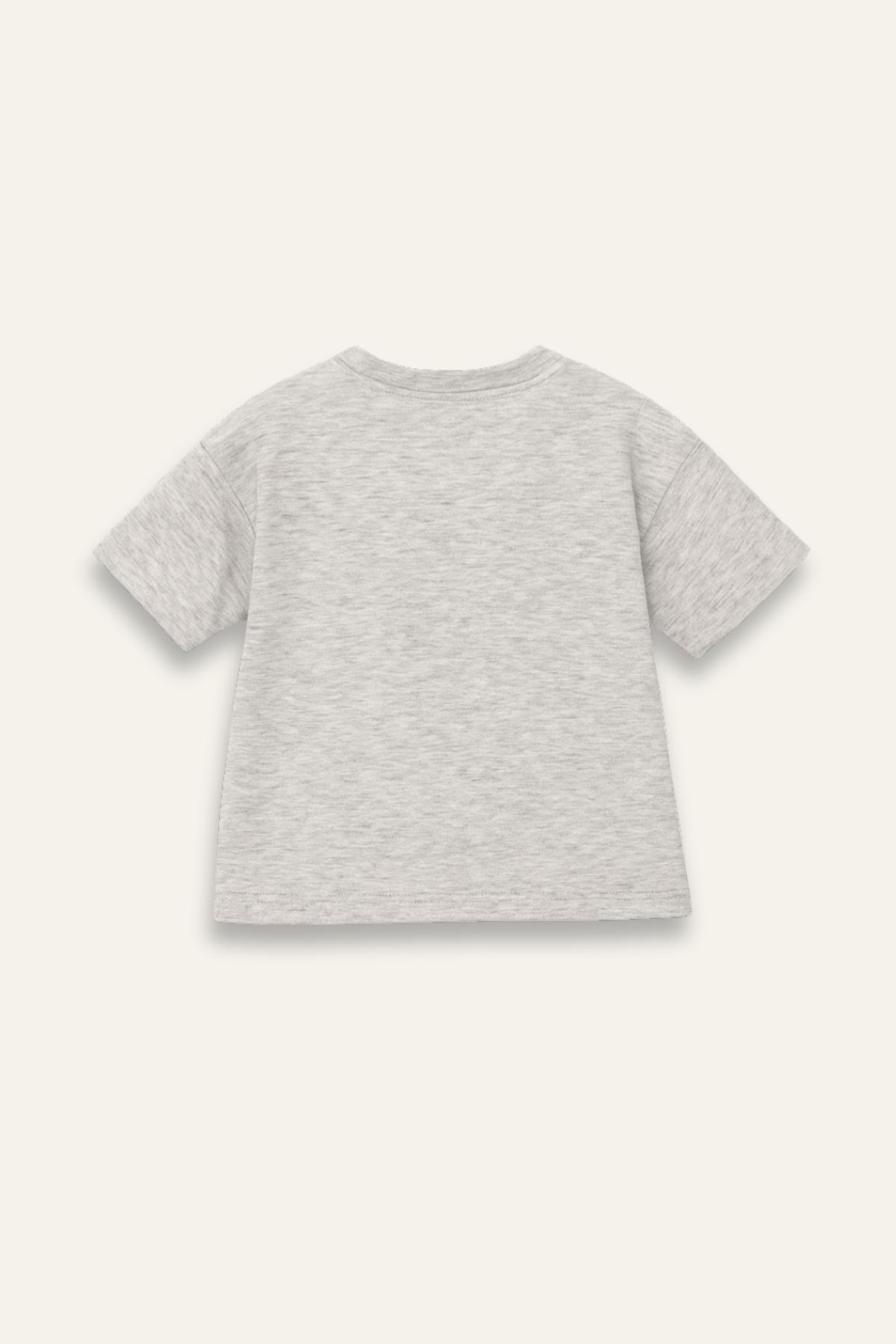 Erkek Çocuk Kısa Kol T-shirt - Karmelanj