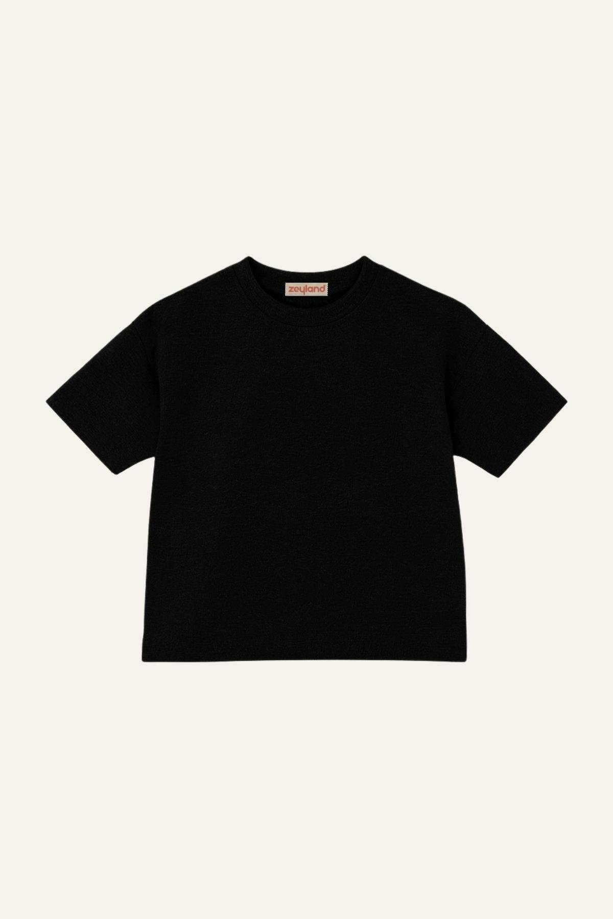 Erkek Çocuk Kısa Kol T-shirt - Siyah