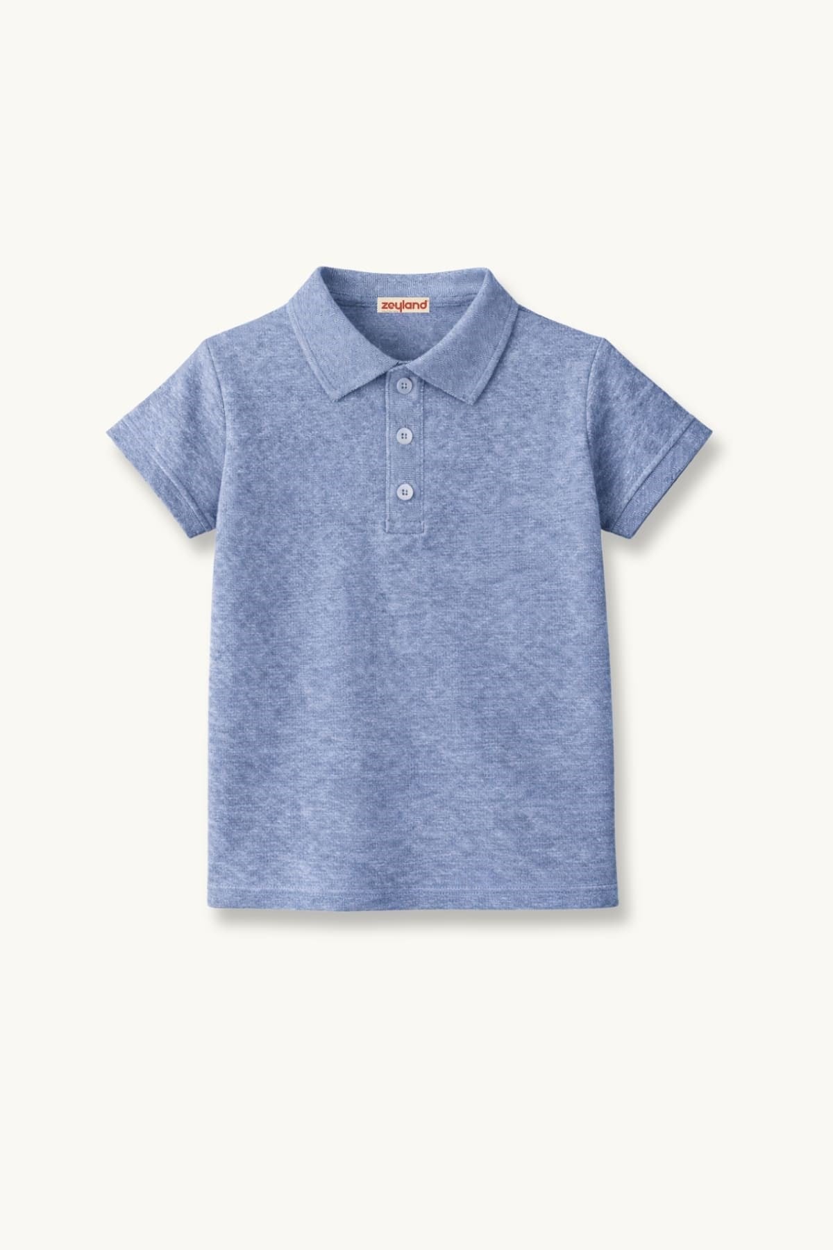 Erkek  Çocuk Kısa Kollu Polo Yaka Tshirt  - İndigo