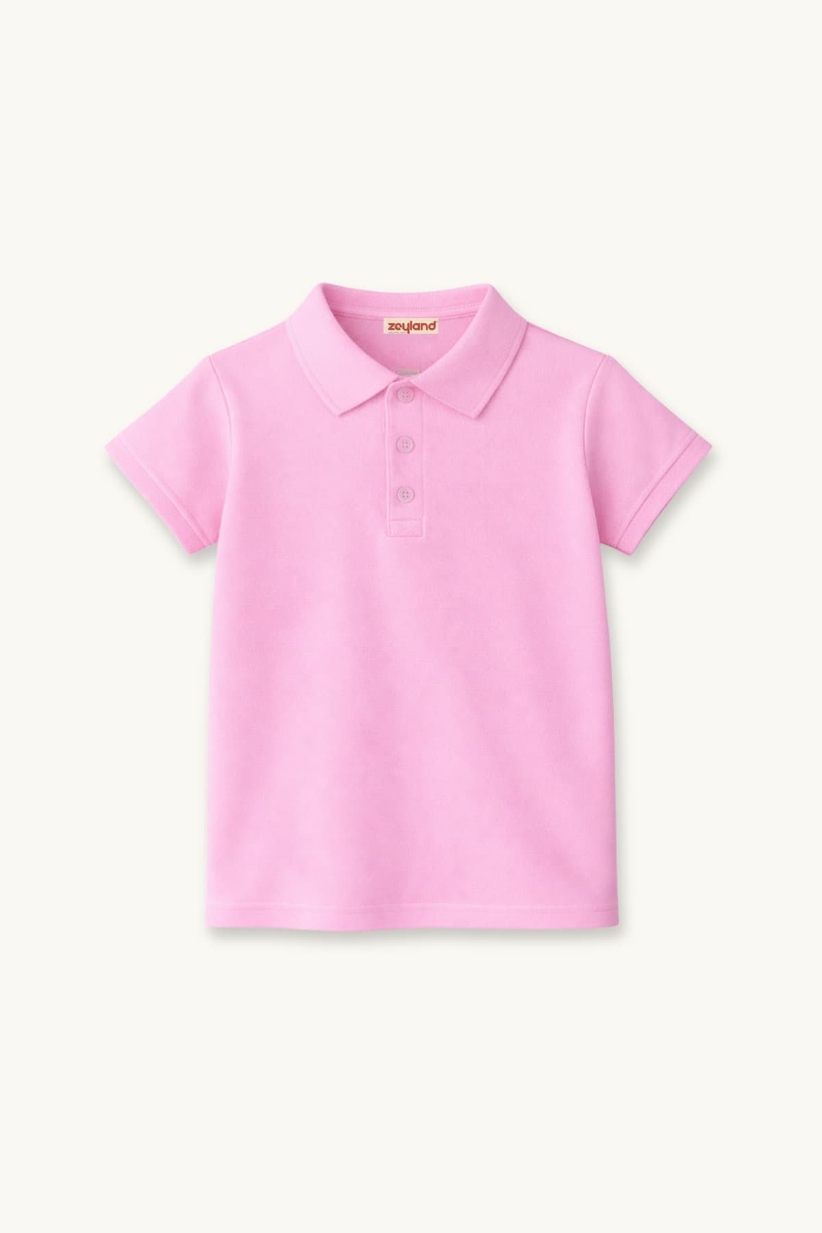 Erkek  Çocuk Kısa Kollu Polo Yaka Tshirt  - Pembe