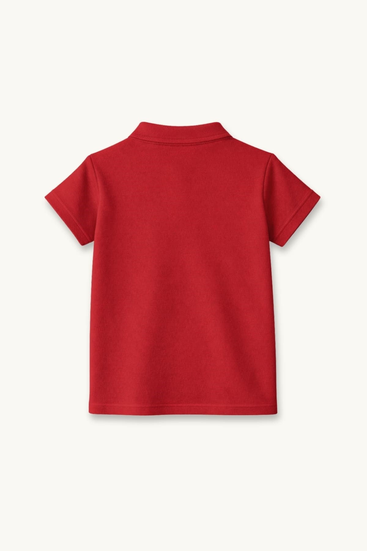 Erkek  Çocuk Kısa Kollu Polo Yaka Tshirt  - Kırmızı
