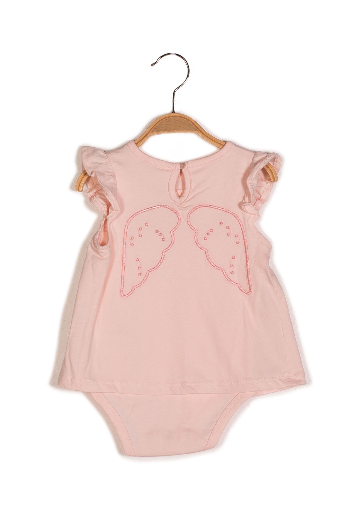 Kız Bebek Gipe Lastikli Kolları Fırfırlı Body