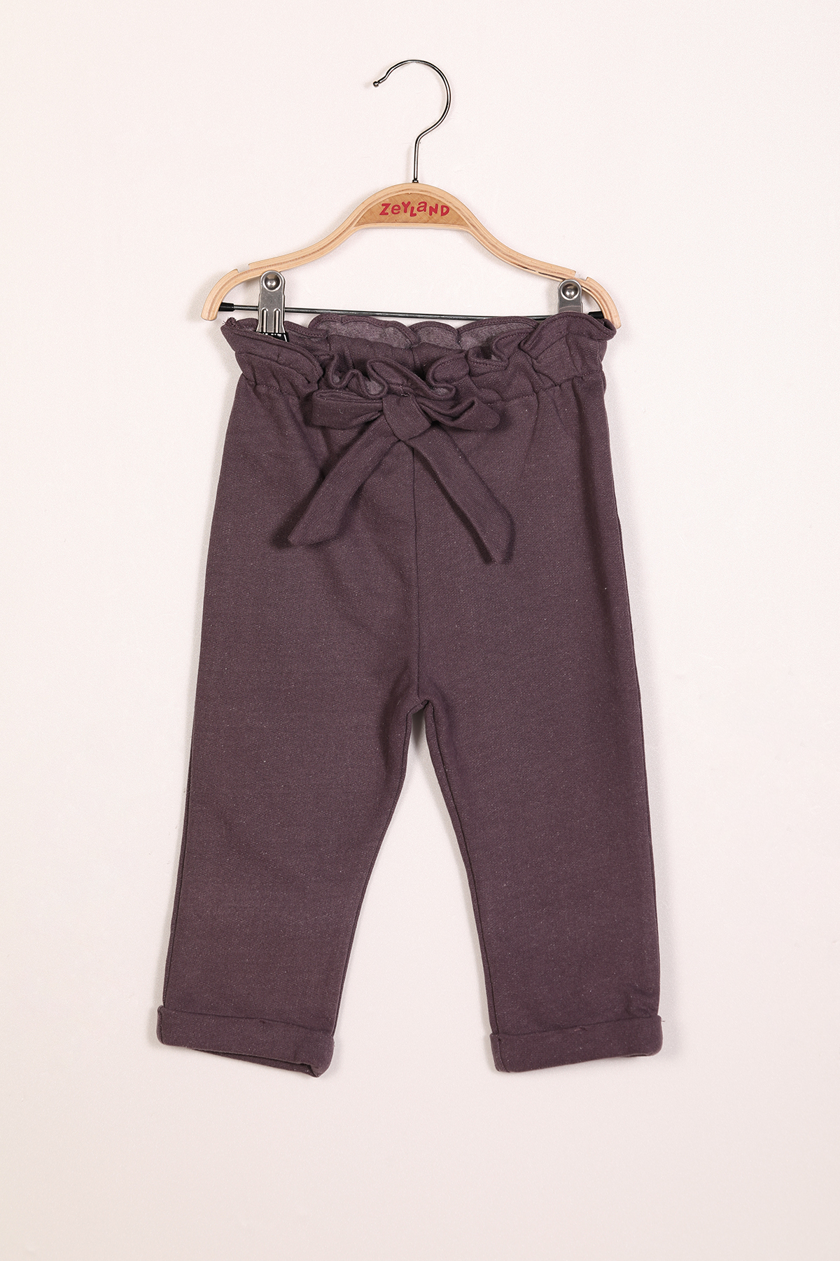 Kiz Bebek Lastikli Pembe Pantolon 6/9-3/4YAs