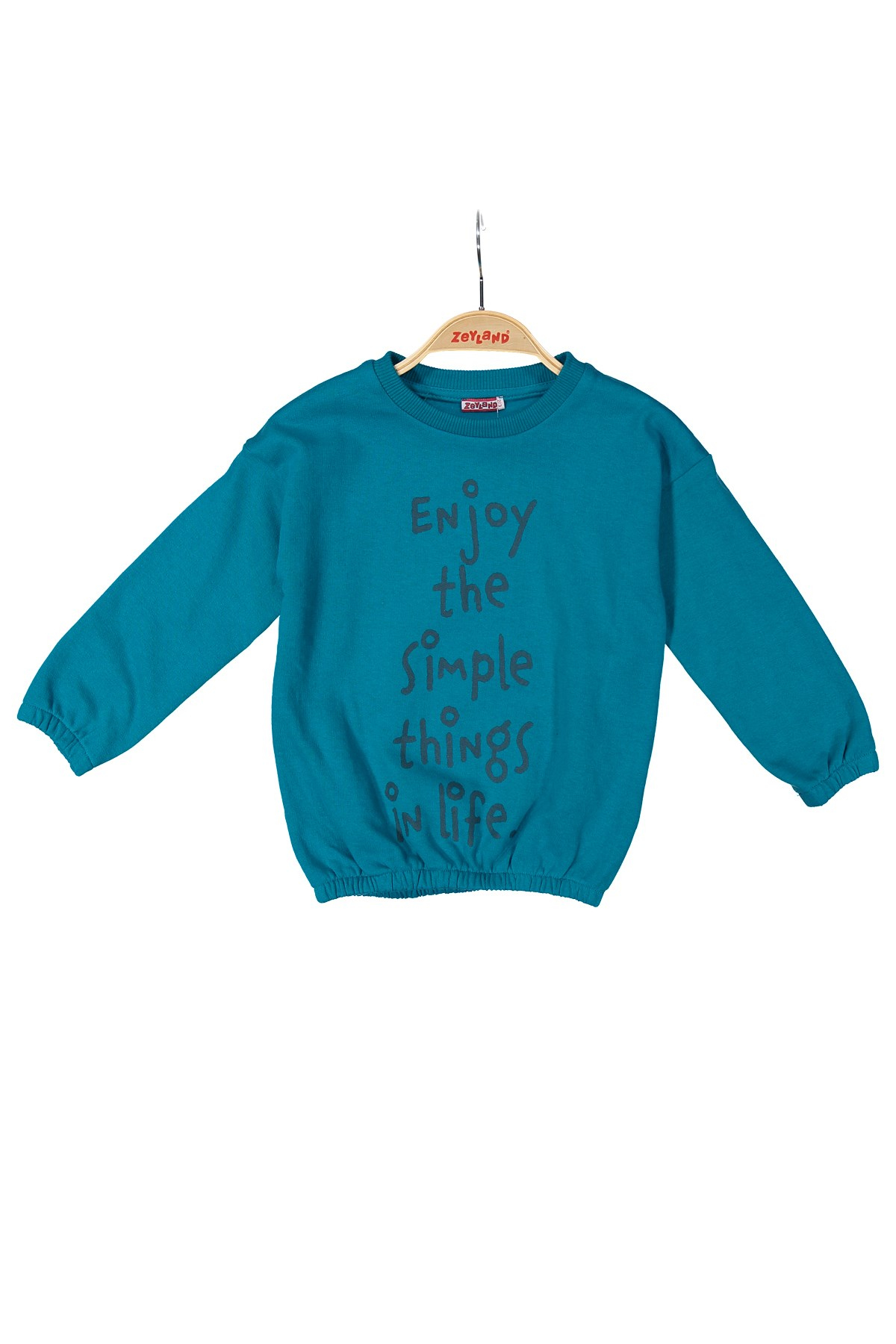 Kız Çocuk Baskılı Sweatshirt (2-12yaş)