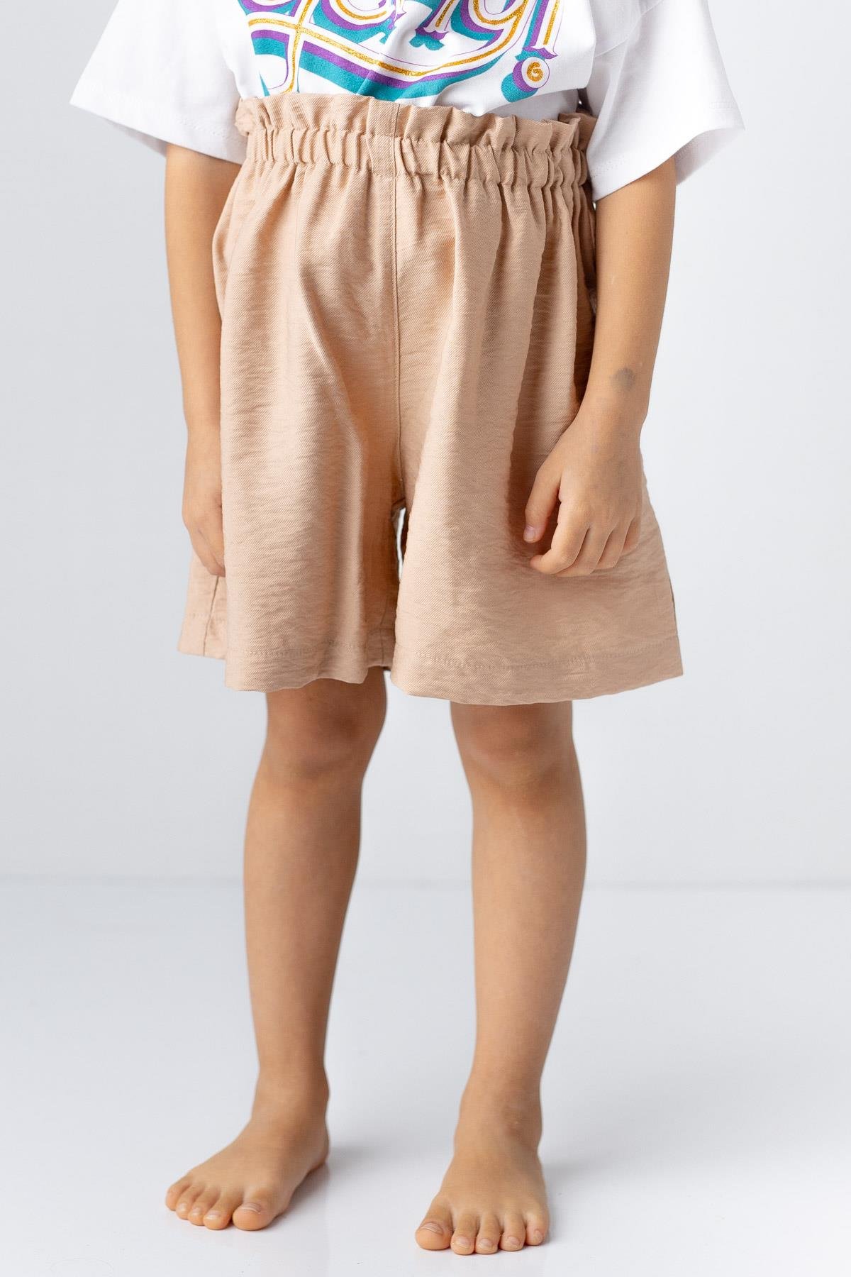 KIZ COCUK KEMERI FIRFIR DETAYLI DOKUMA SORT