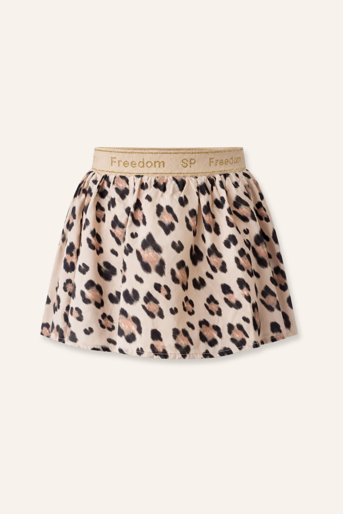 Kız Çocuk Leopar Desen Etek - Leopar Desenli
