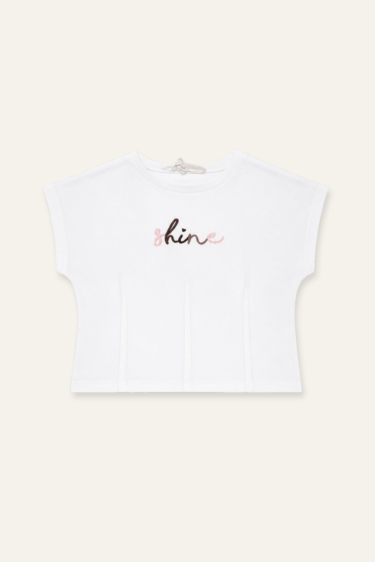 Kız Çocuk Nakışlı T-shirt ve Etek Takım  - Pembe