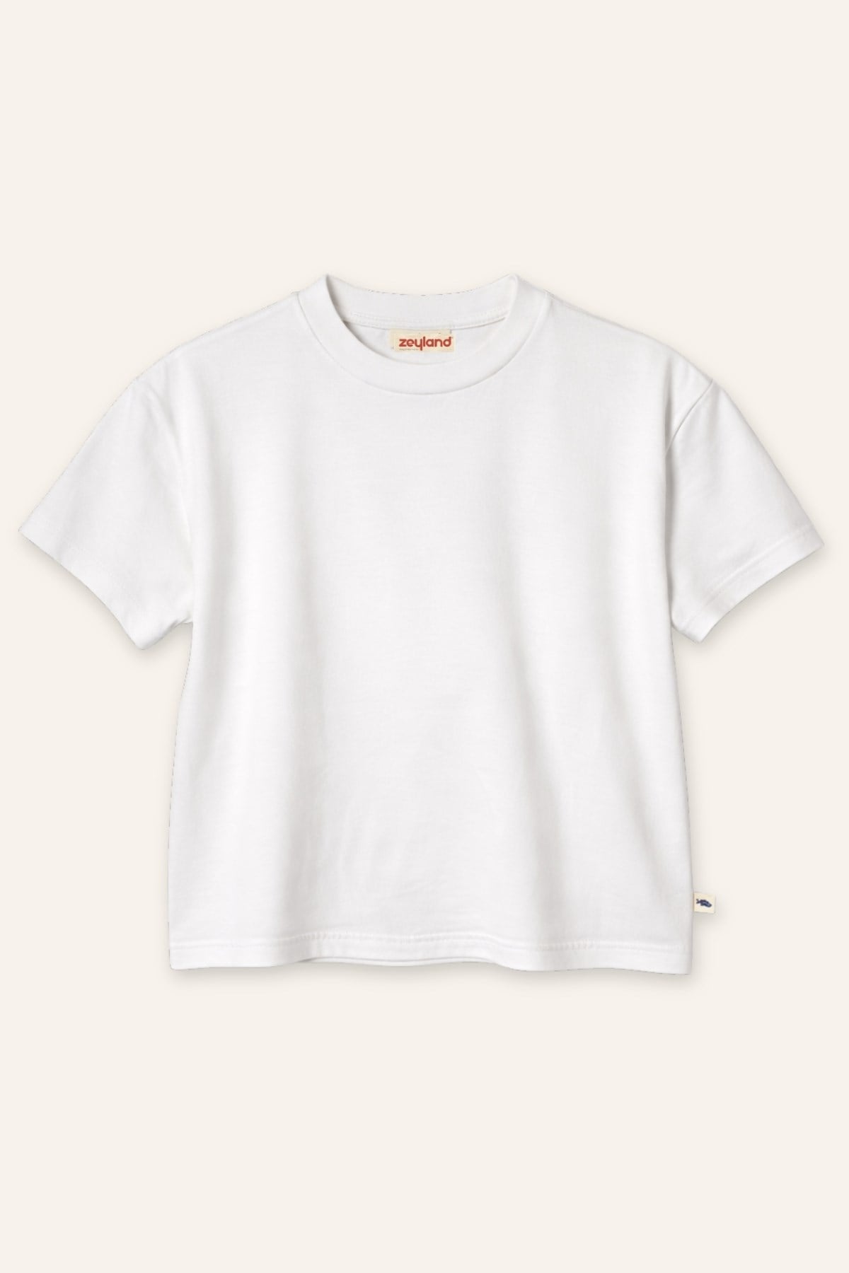 Kız Erkek Çocuk Oversize T-shirt  - Beyaz