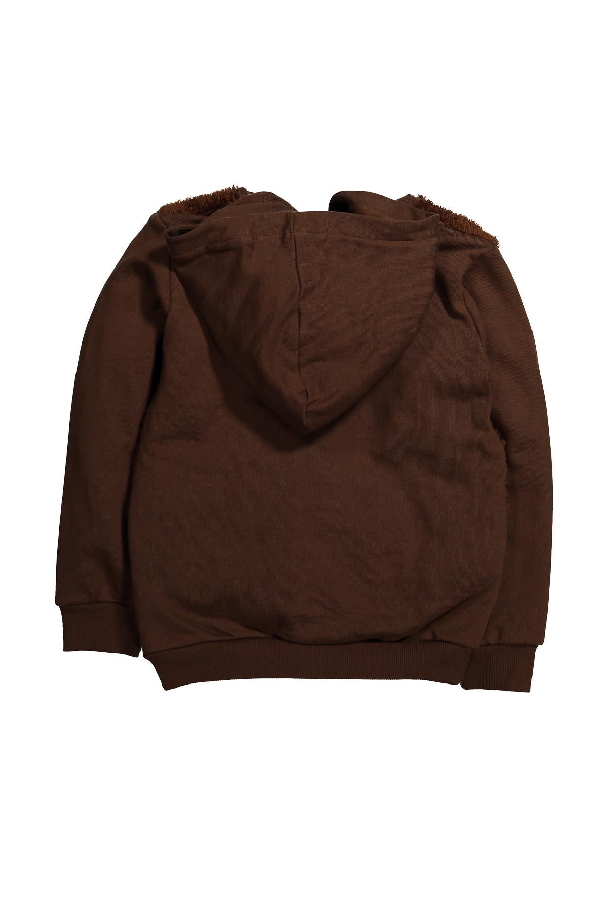 Önü Pelus Parçali Fermuarli Sweatshirt (5-12yas)
