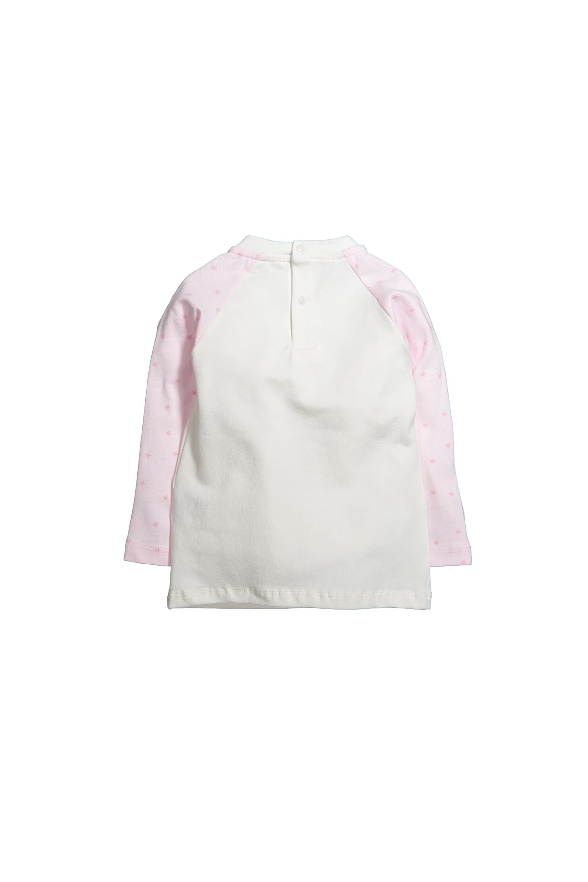 Simli Baskili Iki Renk Sweatshirt (12ay-4yas)