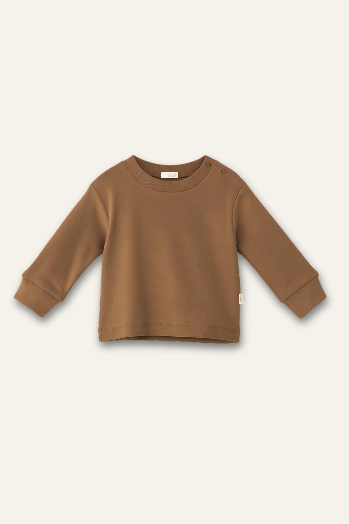 Unisex Bebek Organik İkili Takım - Bej