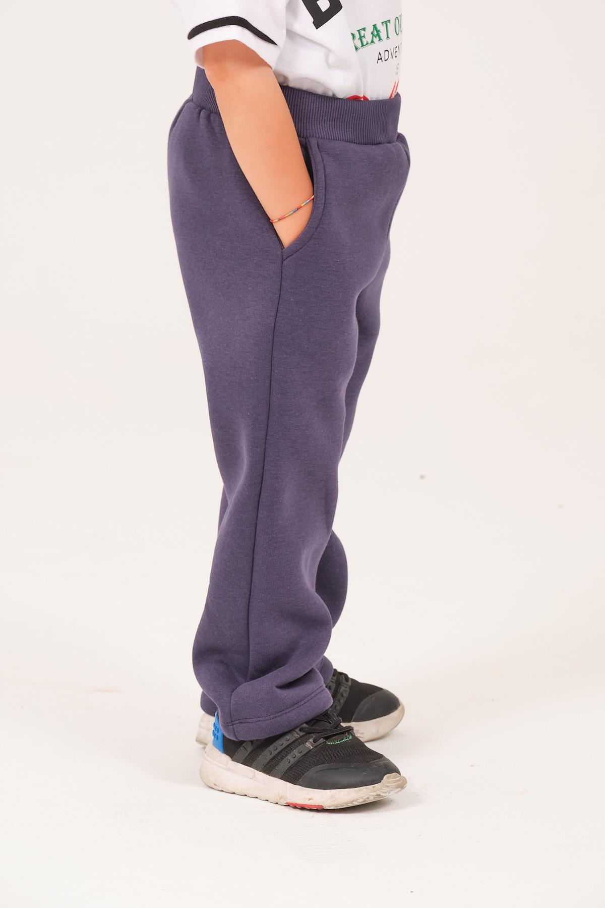 Unisex Çocuk Basic Eşofman Altı - İndigo