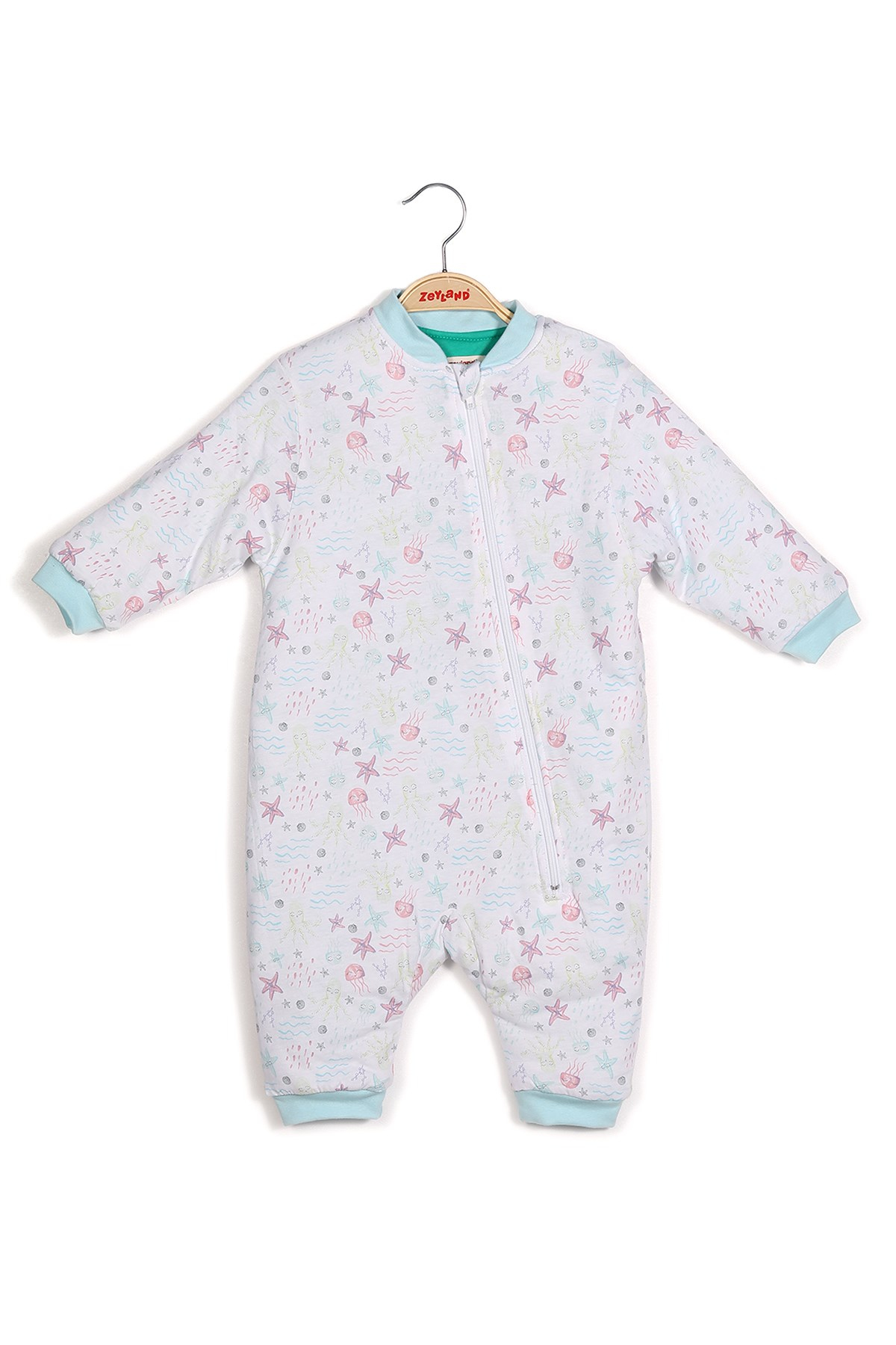 Unisex Çocuk Desenli Elyaf Dolgulu Uyku Tulumu (1-8yaş)