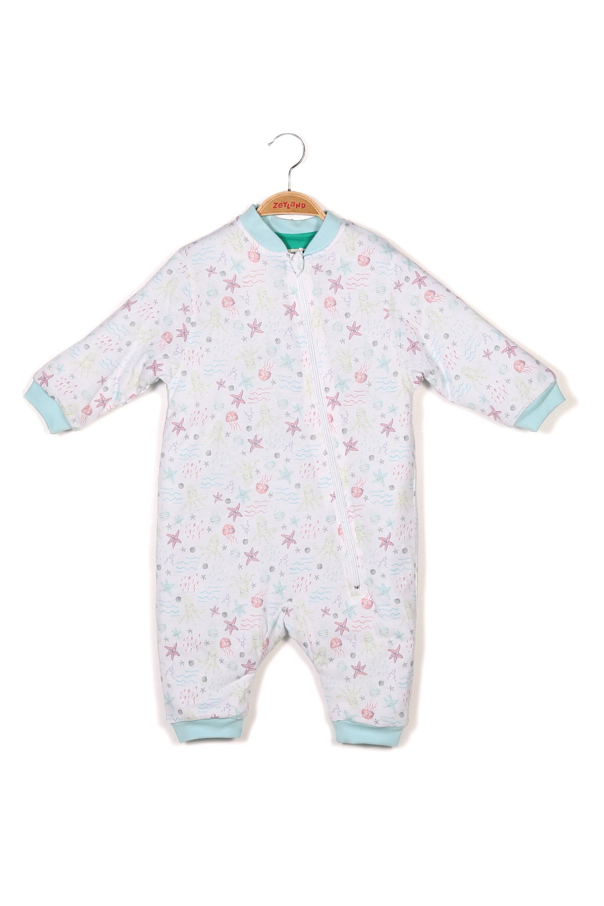 Unisex Çocuk Desenli Elyaf Dolgulu Uyku Tulumu (1-8yaş)