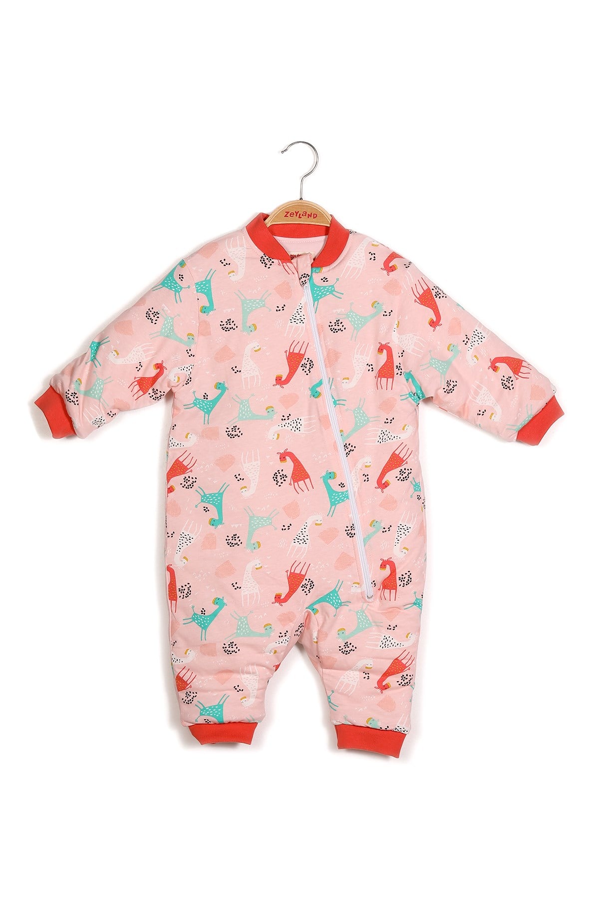 Unisex Çocuk Desenli Elyaf Dolgulu Uyku Tulumu (1-8yaş)
