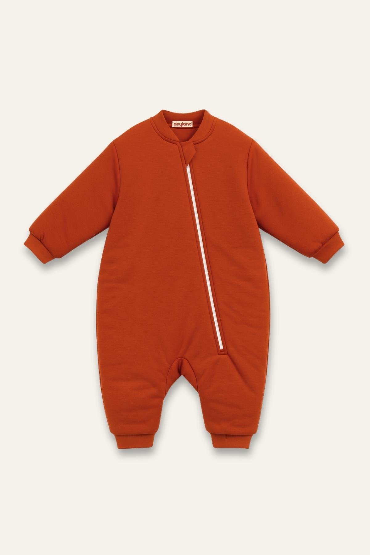 Unisex Çocuk Elyaf Dolgulu Uyku Tulumu  - Kiremit