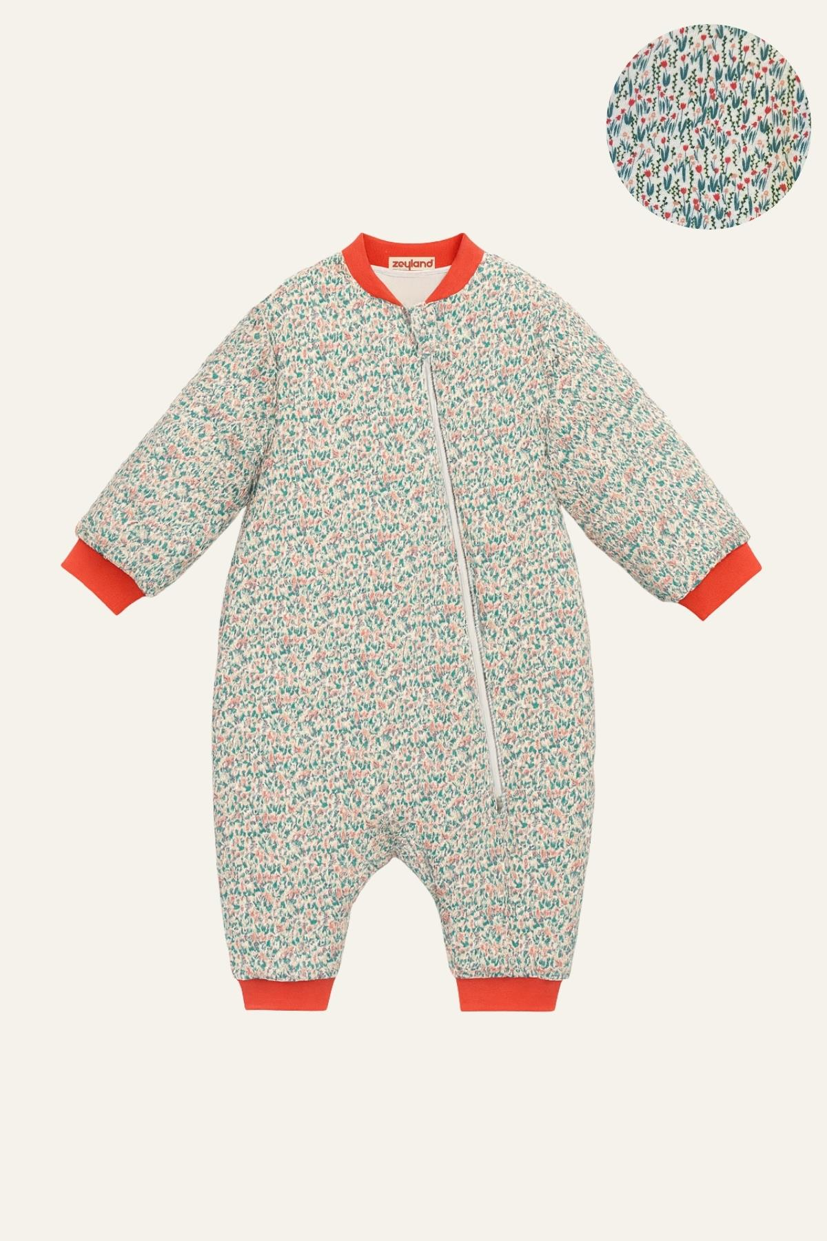 Unisex Çocuk Elyaf Dolgulu Uyku Tulumu  - Turkuaz