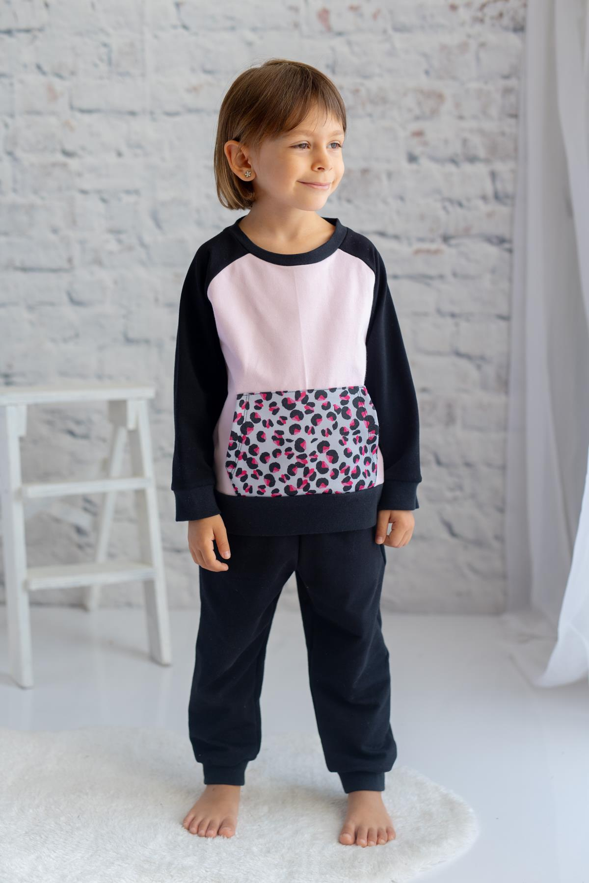 UNISEX COCUK KANGURU CEPLI ESOFMAN TAKIM
