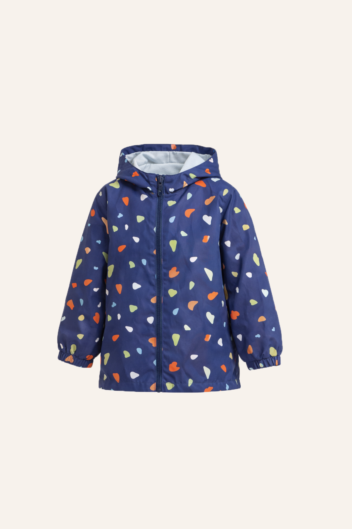 Unisex Çocuk Kapüşonlu Yağmurluk - Lacivert