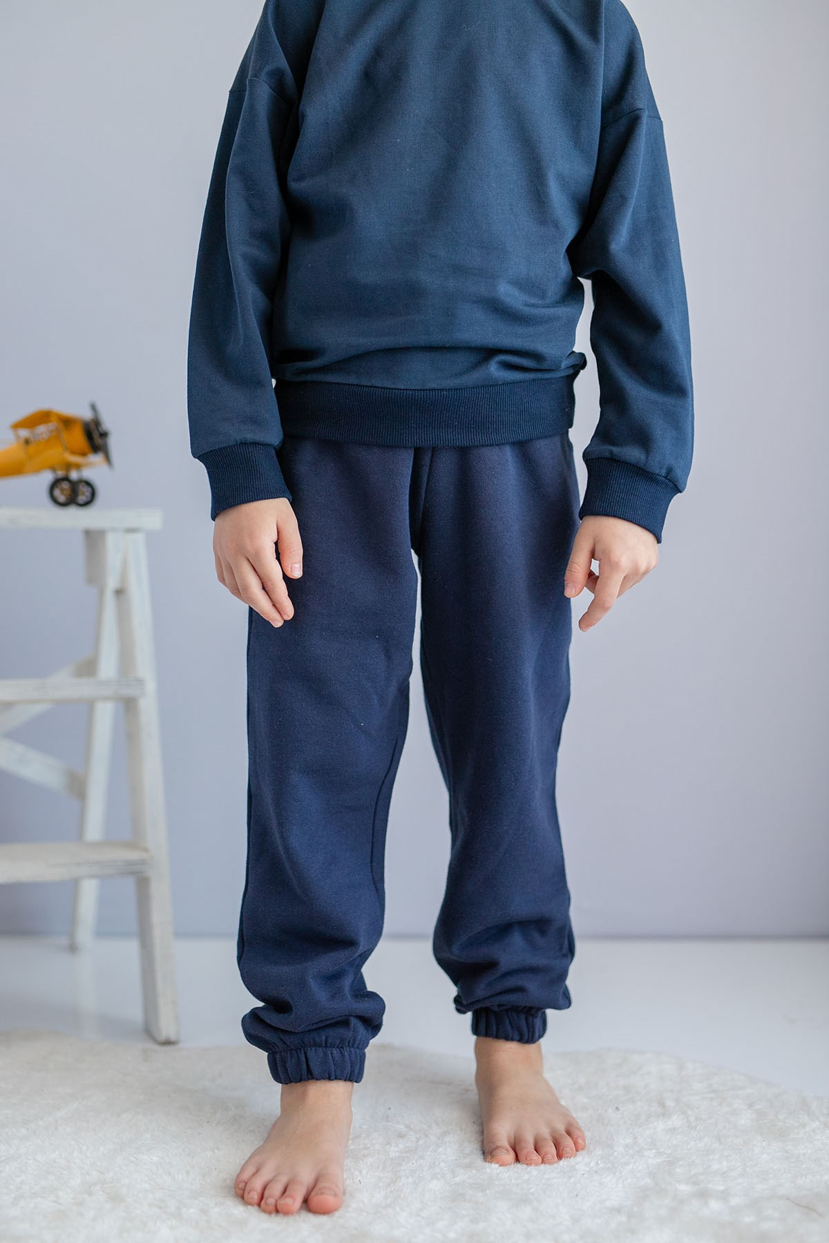 Unisex Çocuk Lacivert Eşofman Altı (4-12yaş)