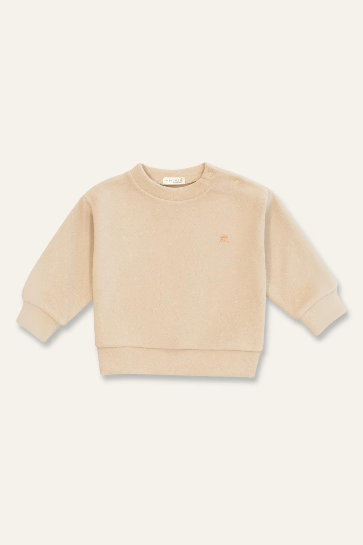 Unisex Çocuk Polar İkili Takım - Bej