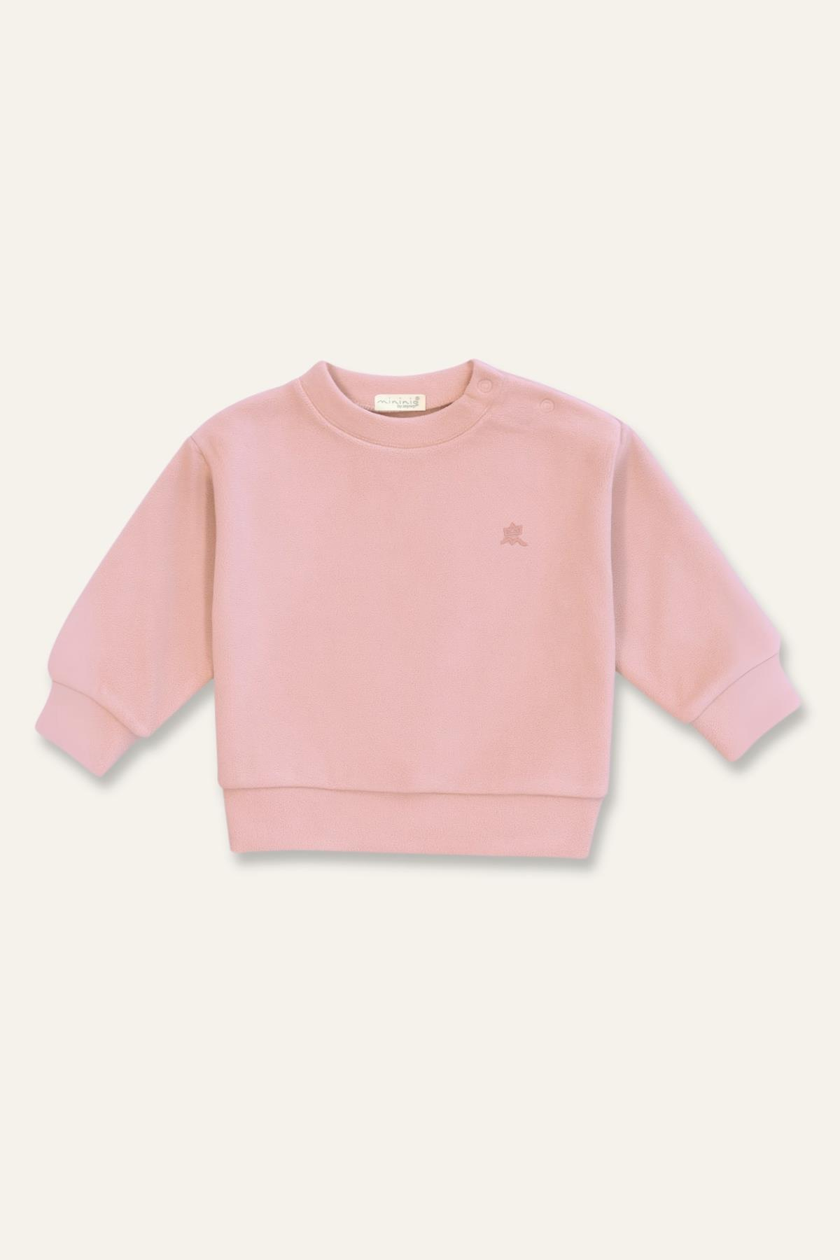 Unisex Çocuk Polar İkili Takım - Pembe