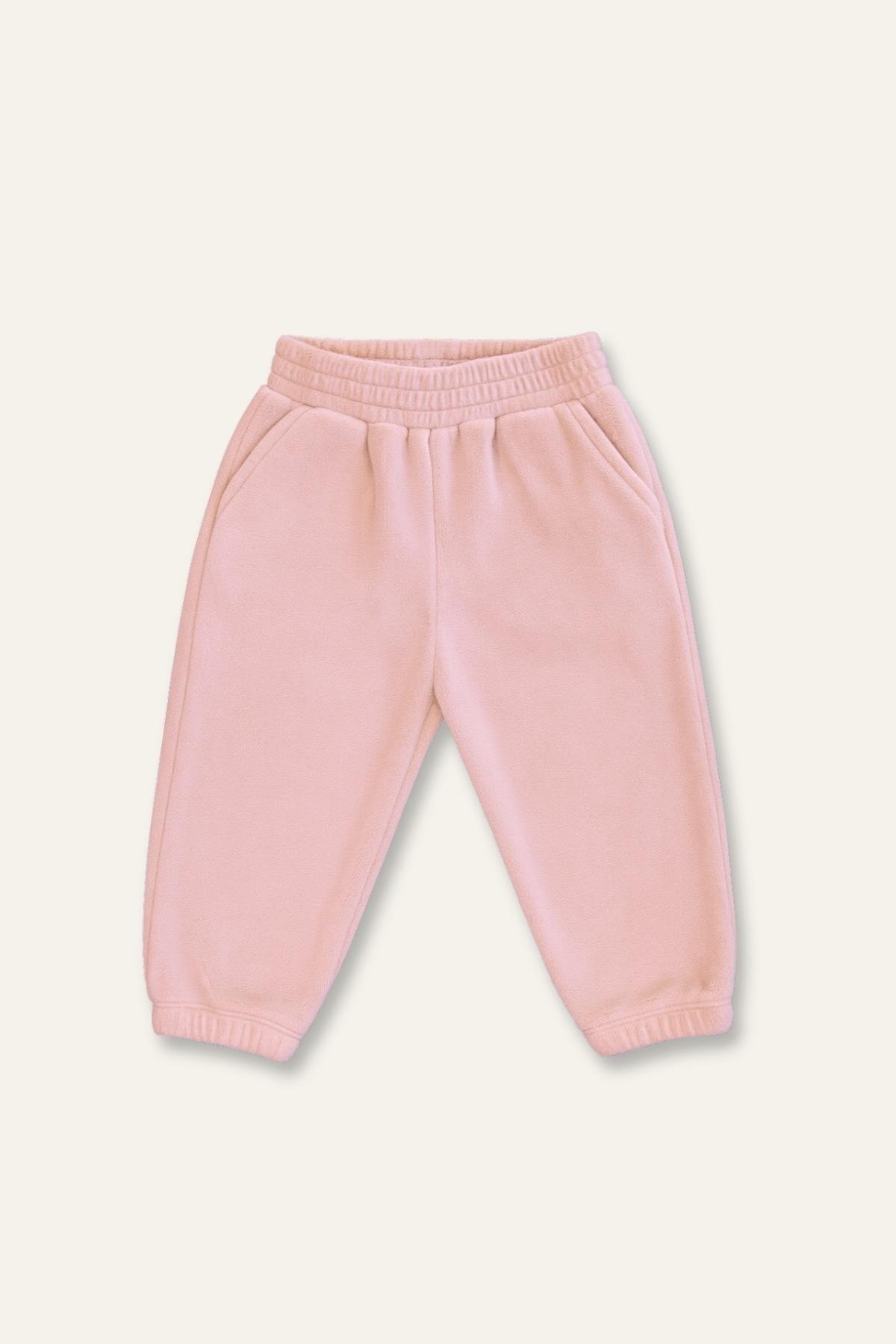 Unisex Çocuk Polar İkili Takım - Pembe