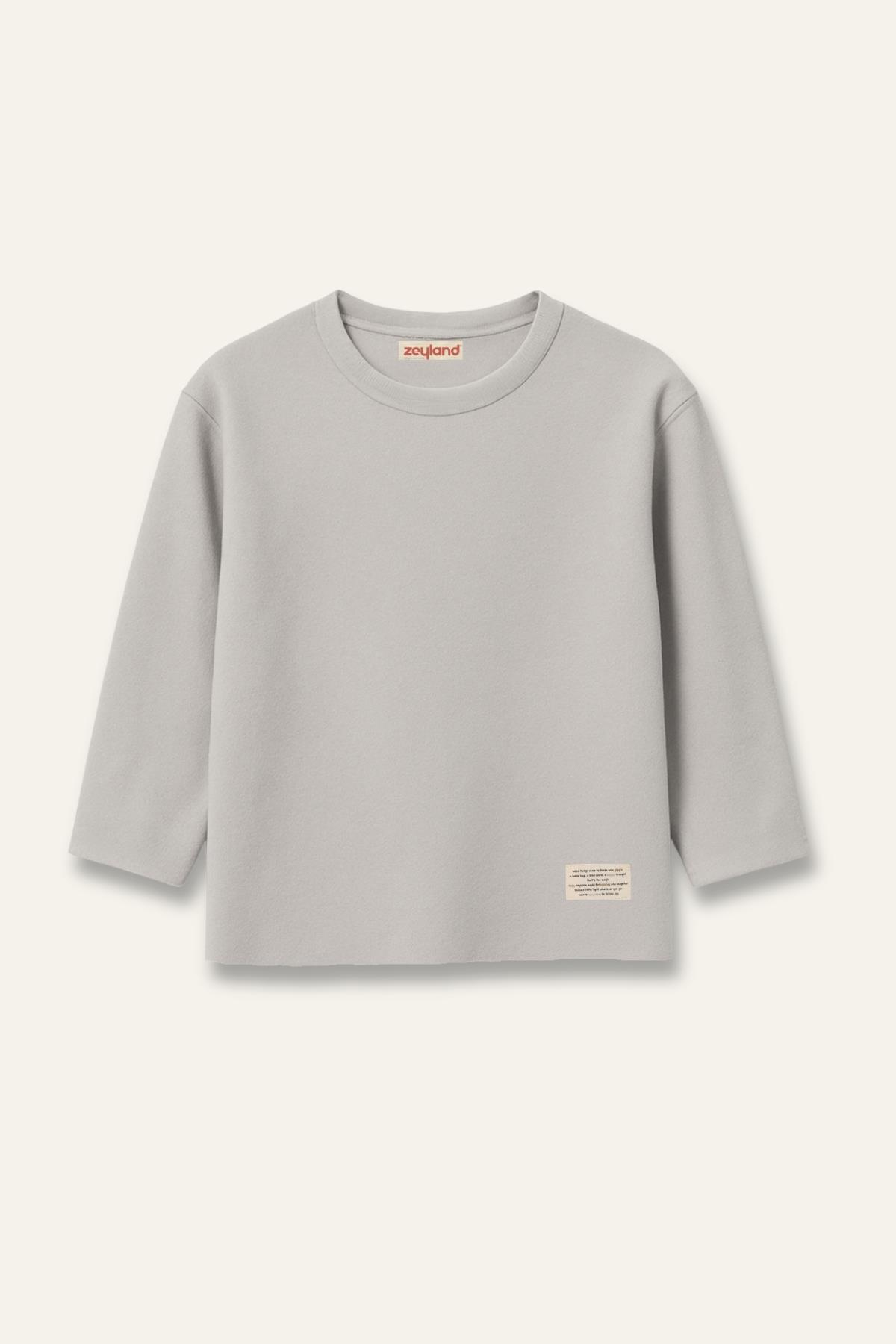 Unisex Çocuk Yumoş İkili Takım - Gri