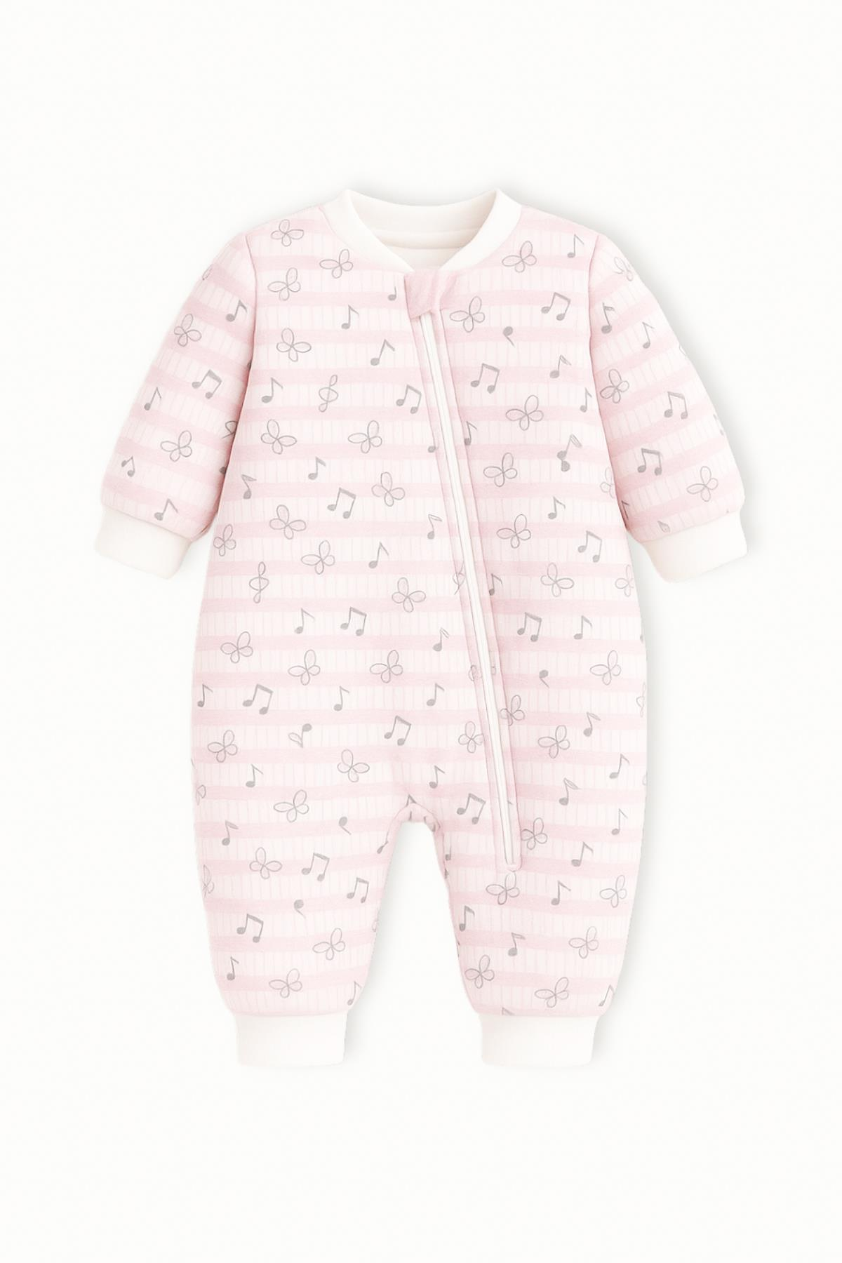 Unisex Elyaf Dolgulu Uyku Tulumu - Pembe
