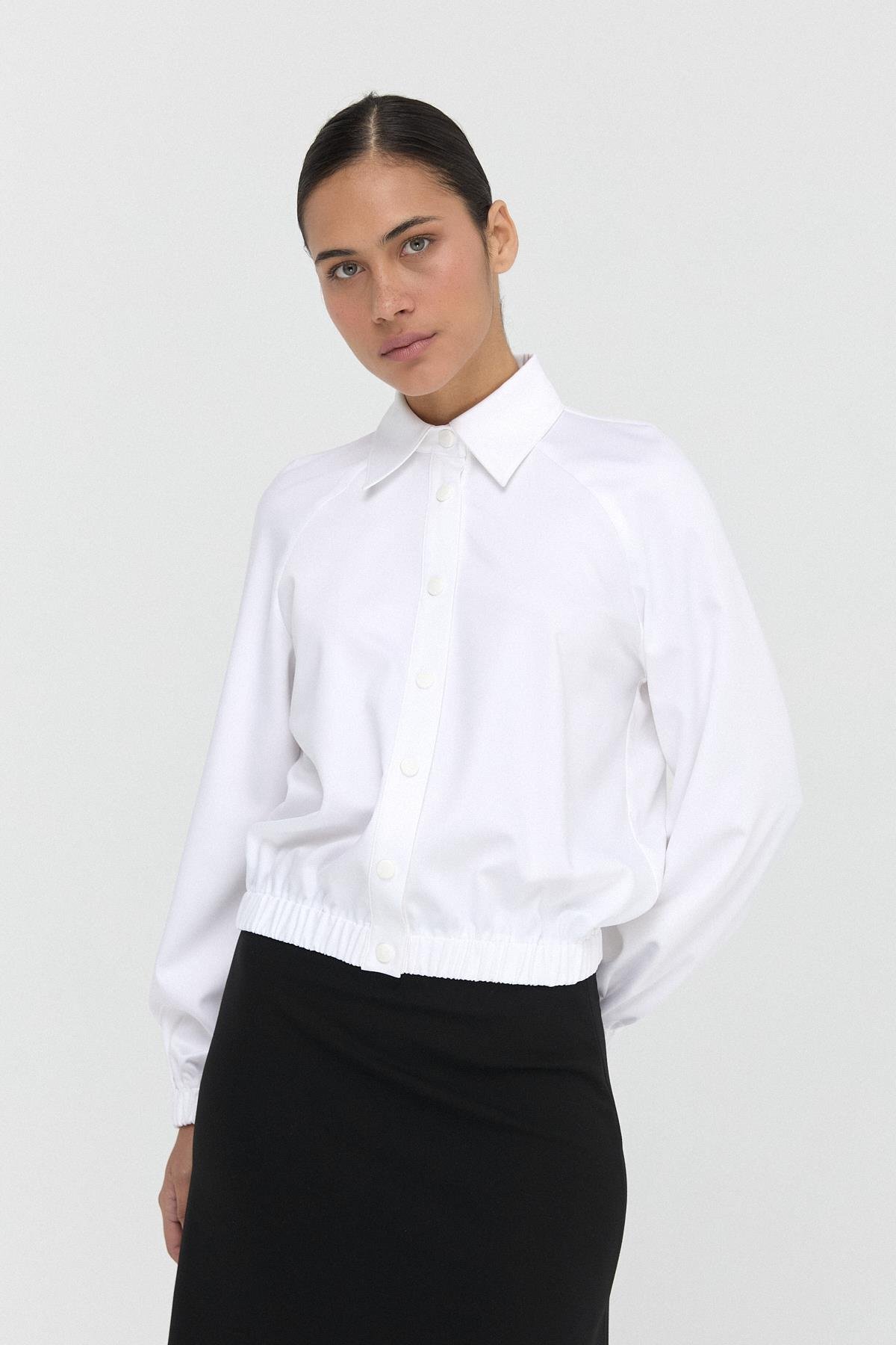 Çıtçıt Düğmeli Bomber Gömlek{KATEGORİ}