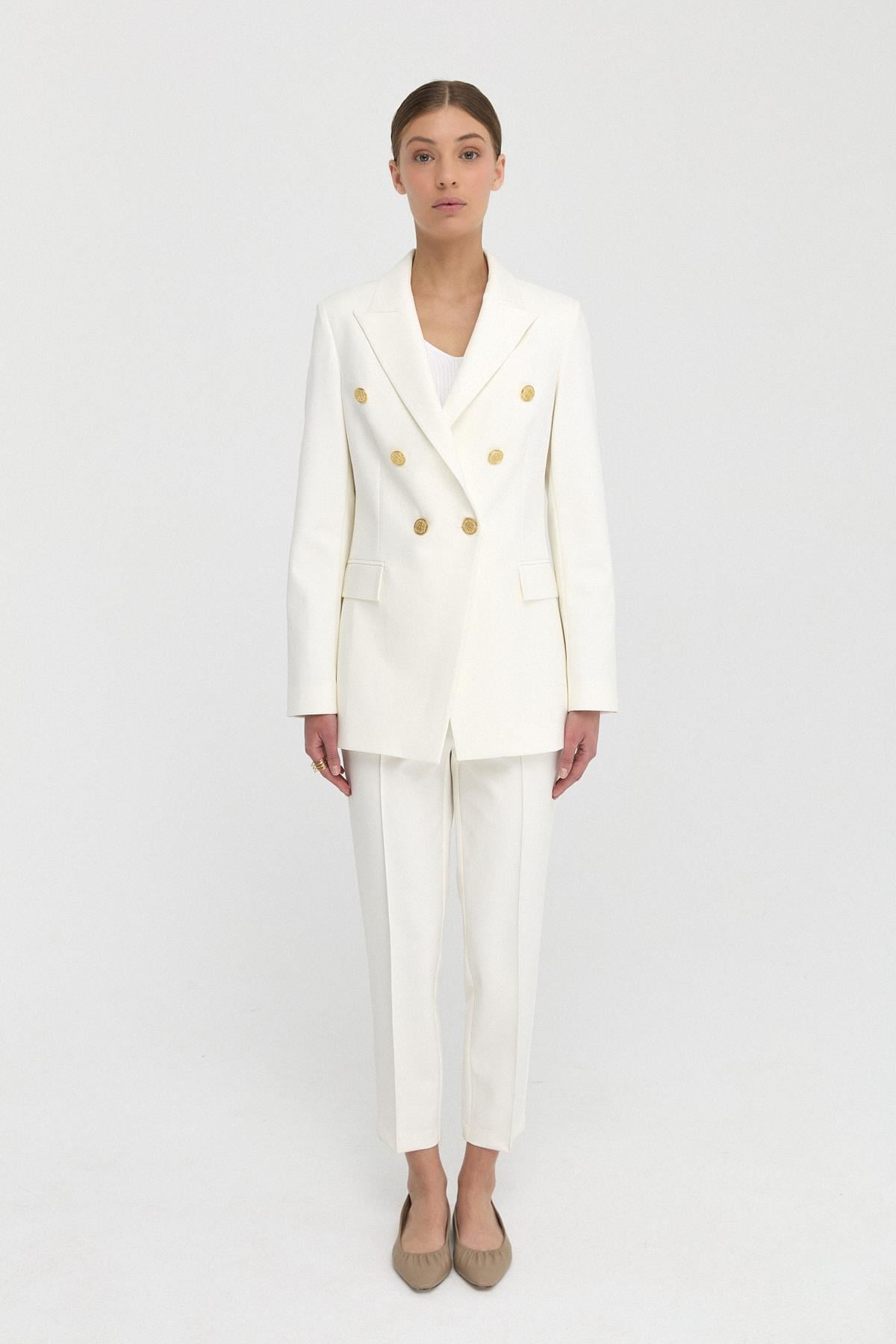 Kruvaze Blazer Ceket{KATEGORİ}