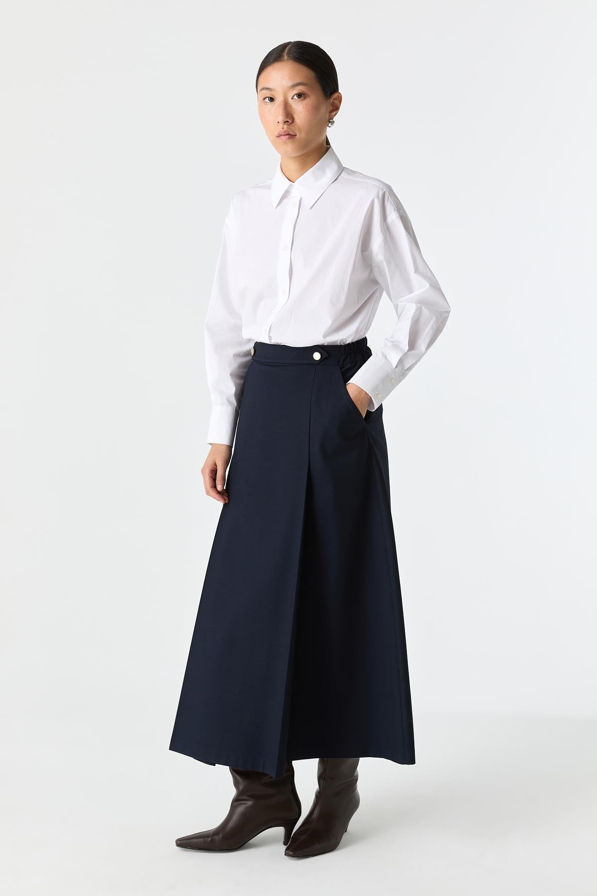 A Kesim Denizci Tarz Etek{KATEGORİ}