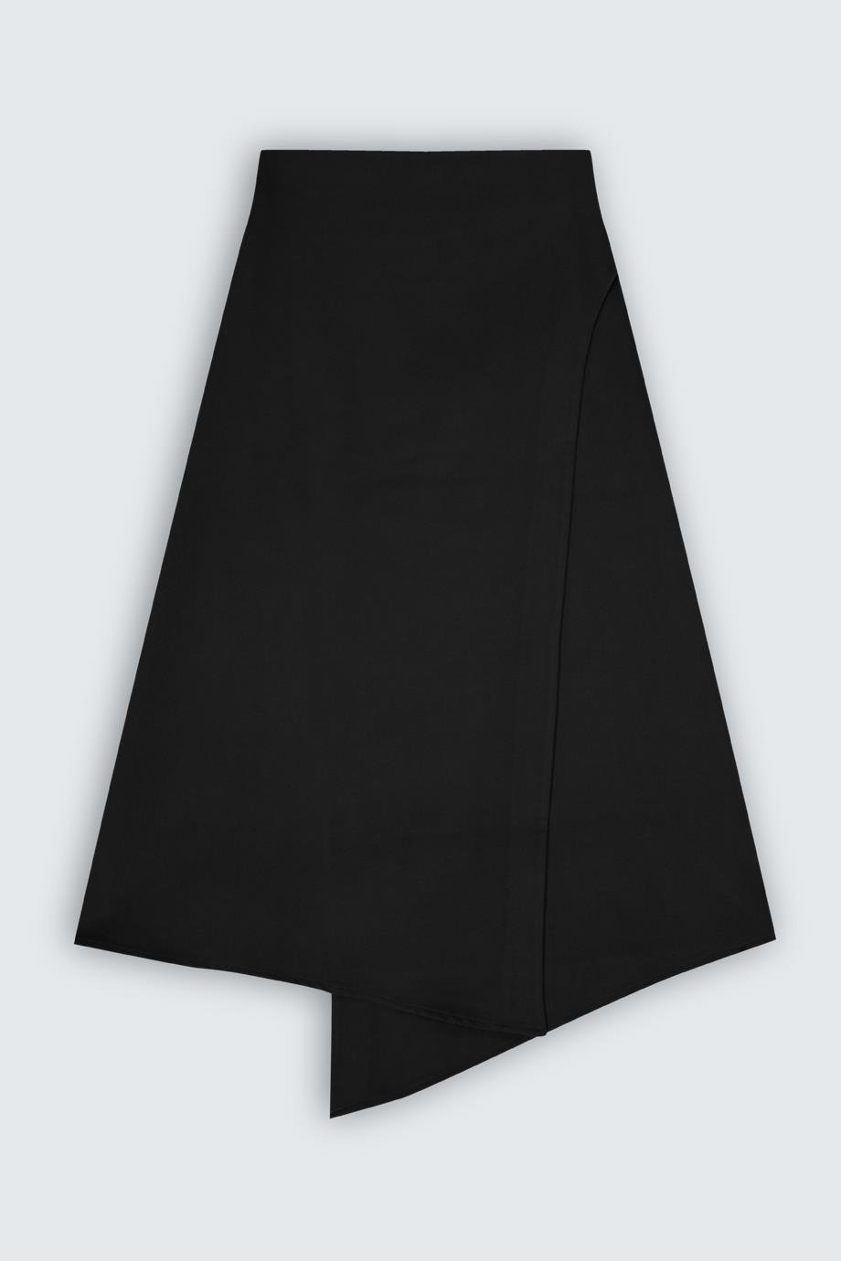 Asimetrik Kaşe Etek{KATEGORİ}