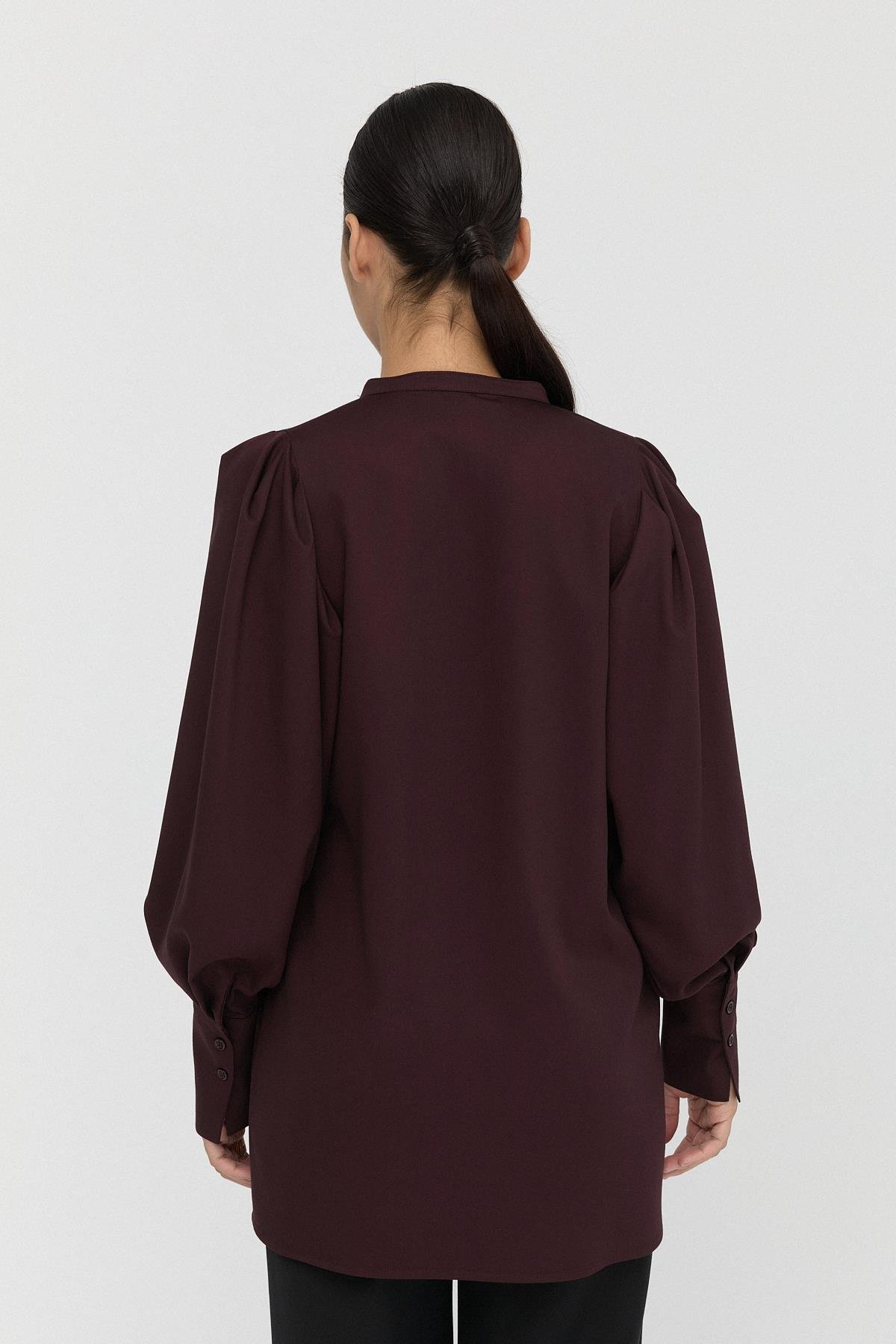 Balon Kol Pilili Gömlek{KATEGORİ}