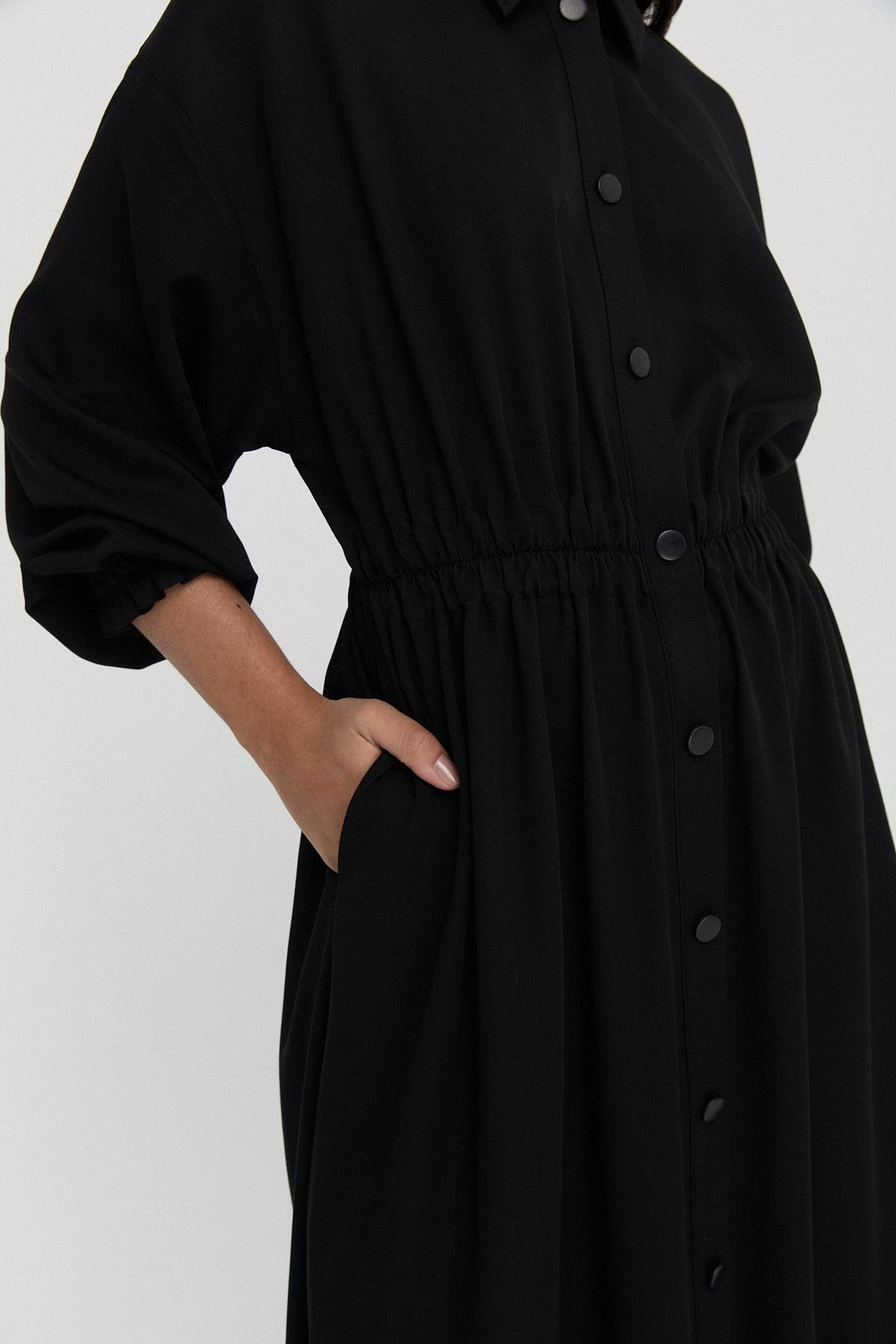 Ruched Waist Dress{KATEGORİ}