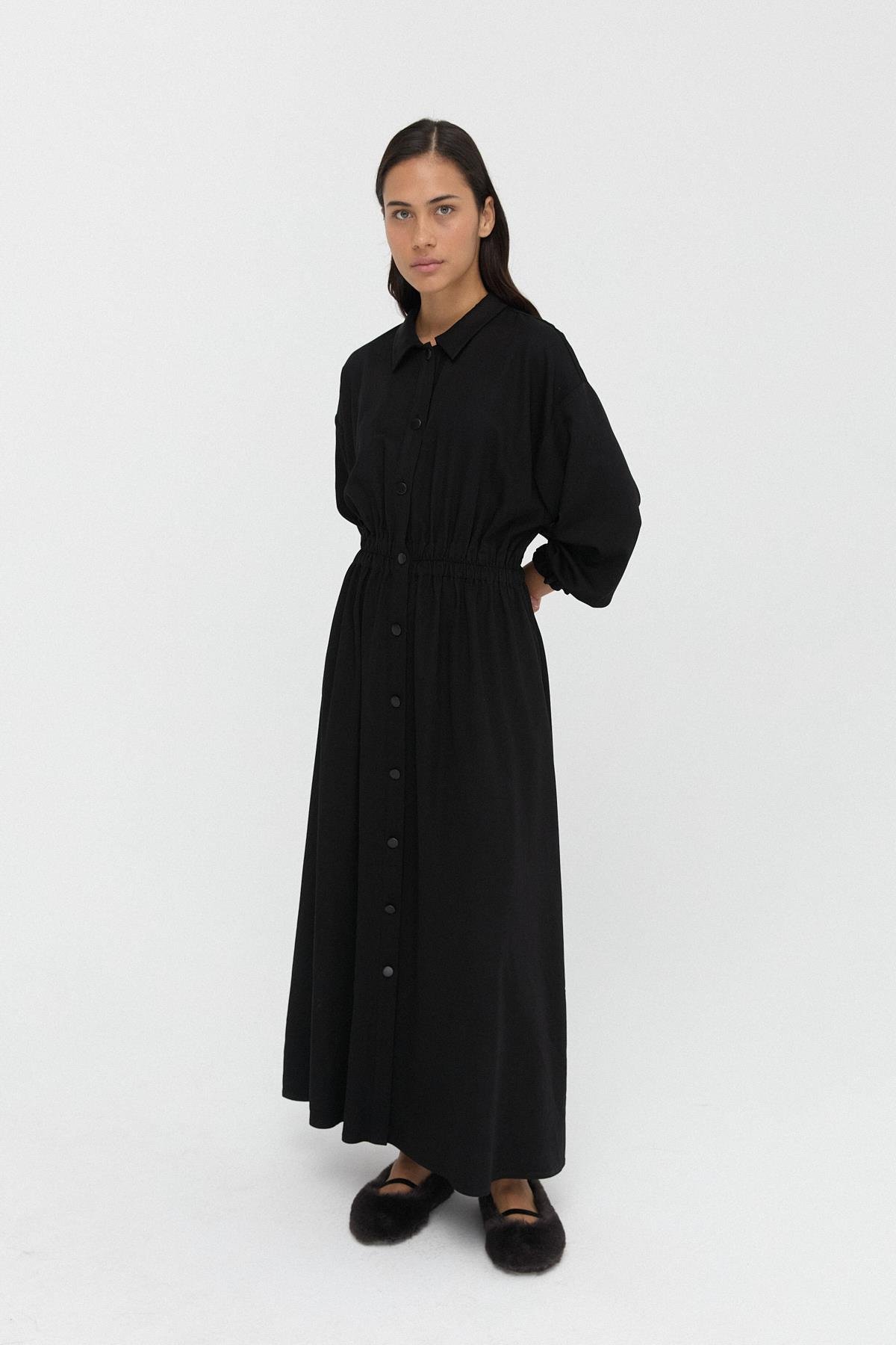Ruched Waist Dress{KATEGORİ}