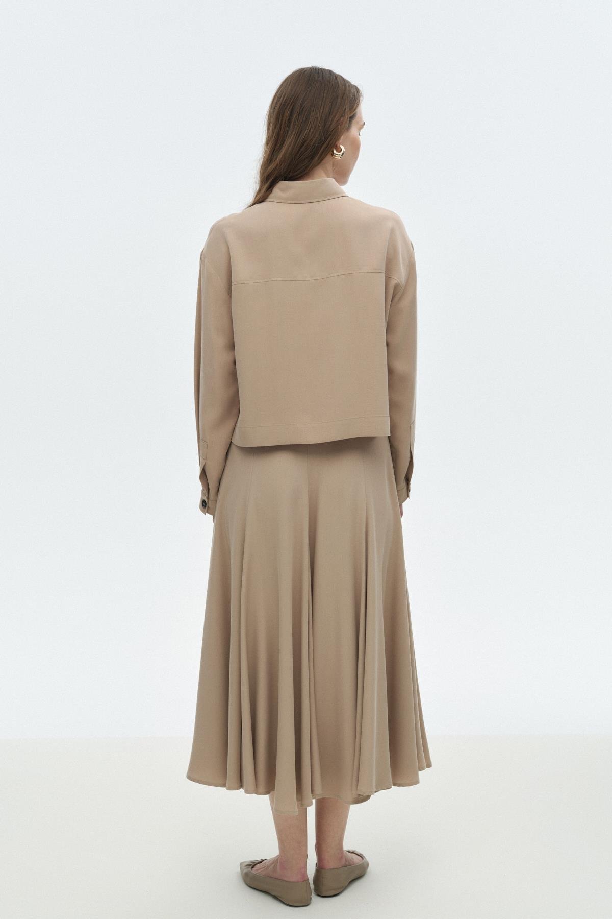 Cepli Crop Gömlek{KATEGORİ}